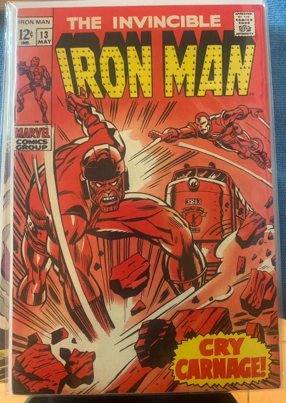 The Invincible Iron Man - Marvel Comics (13 - May 1969) comic book collectible [Barcode 074470032526] - Main Image 3