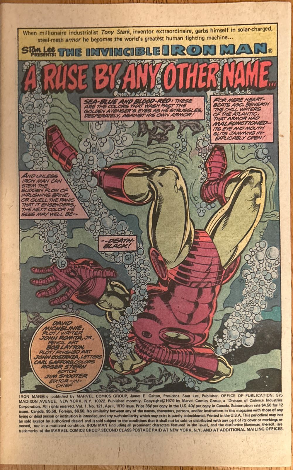The Invincible Iron Man - Marvel Comics (121 - Apr 1979) comic book collectible [Barcode 07148602454504] - Main Image 3
