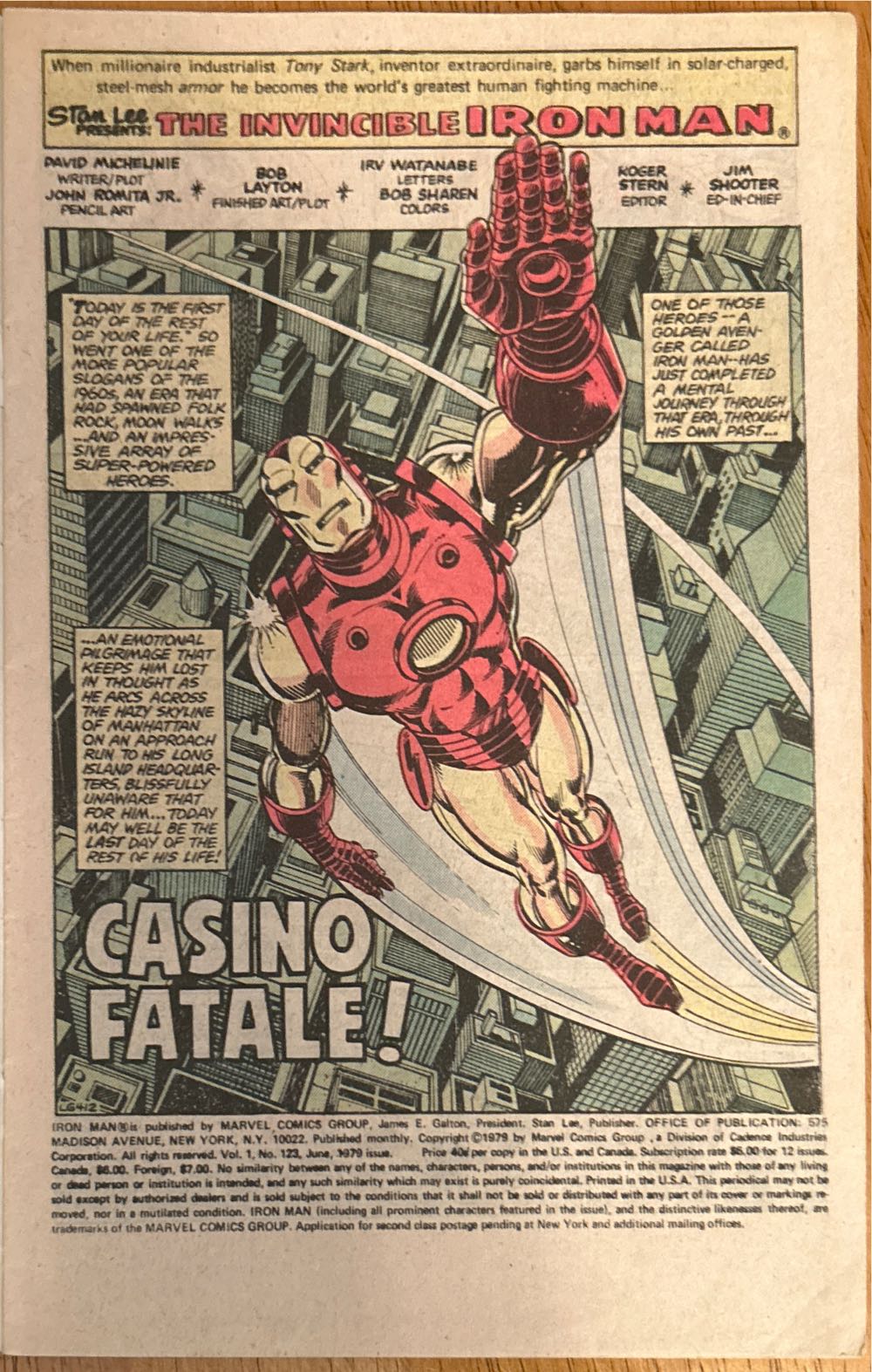 Iron Man - Marvel Comics (111 - Jun 1978) comic book collectible [Barcode 07148602454506] - Main Image 3