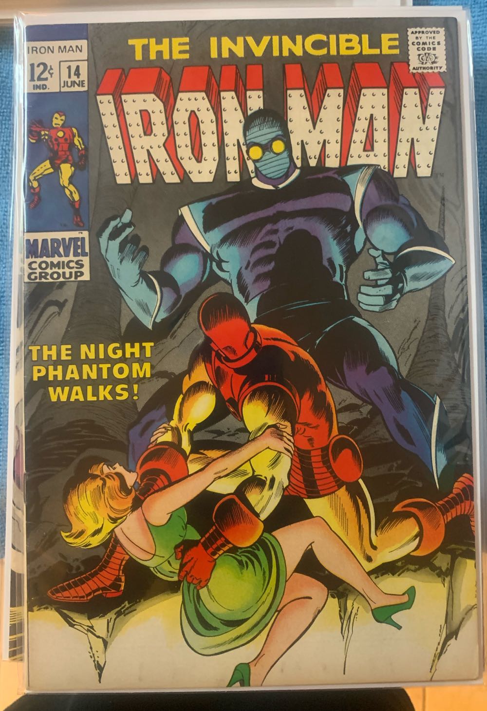 Invincible Iron Man - Marvel Comics Group (14 - Aug 1969) comic book collectible [Barcode 074470032526] - Main Image 2