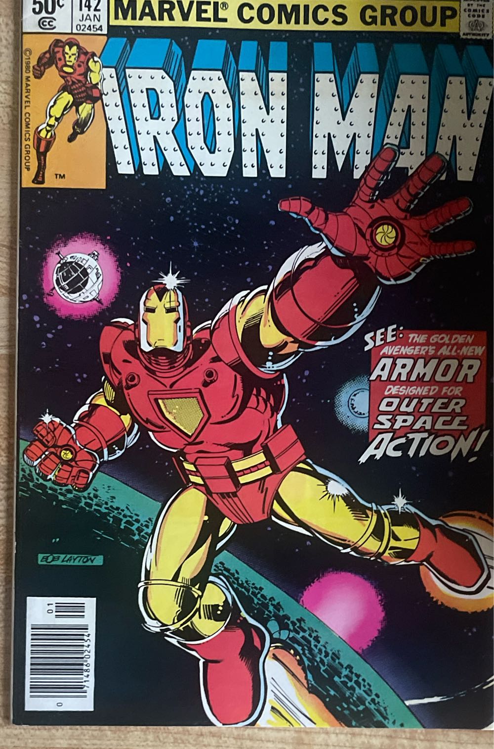 The Invincible Iron Man - Marvel Comics (142 - Jan 1980) comic book collectible [Barcode 071486024545] - Main Image 3
