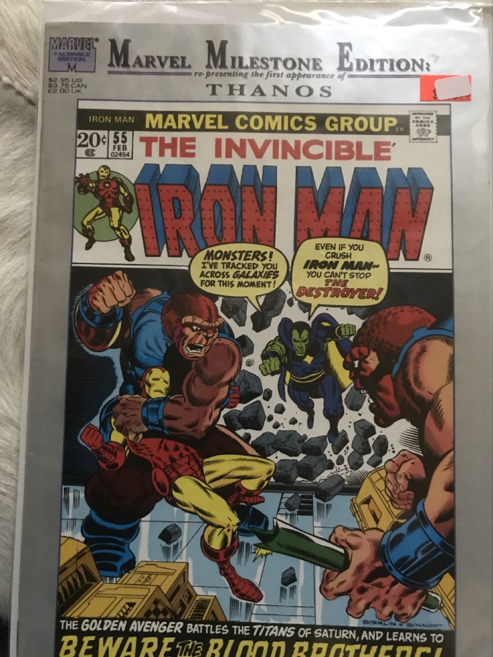 The Invincible Iron Man - Marvel Comics (55 - Feb 1973) comic book collectible [Barcode 074470032526] - Main Image 2
