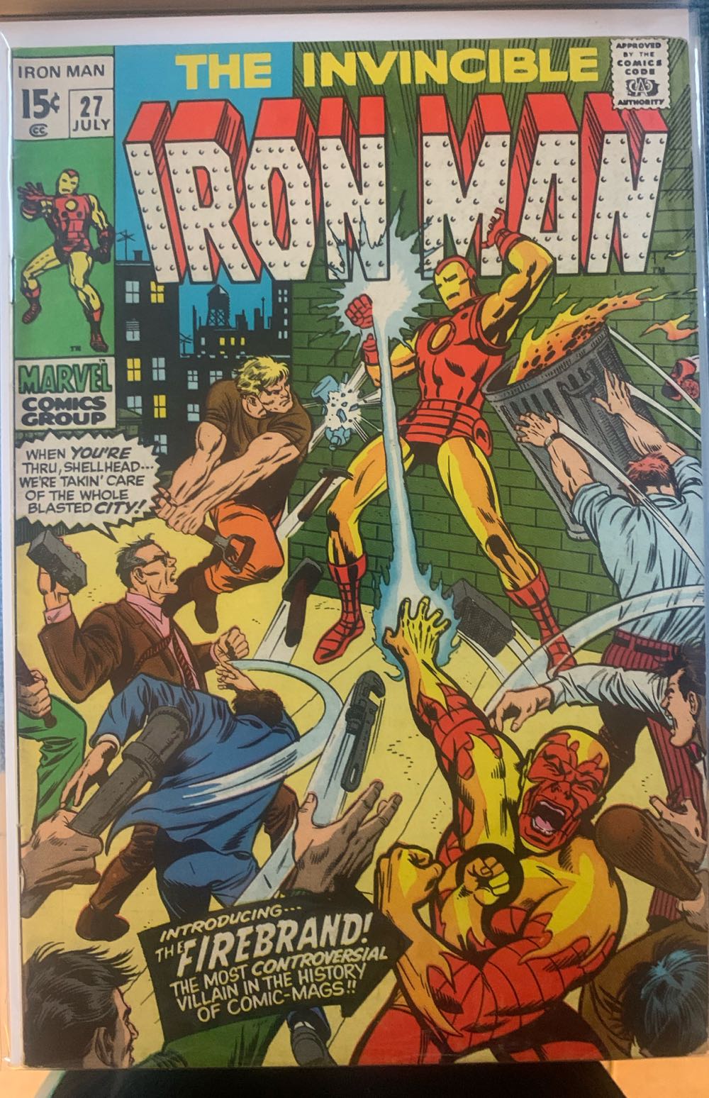 The Invincible Iron Man - Marvel Comics Group (27 - Jul 1970) comic book collectible [Barcode 074470032526] - Main Image 2