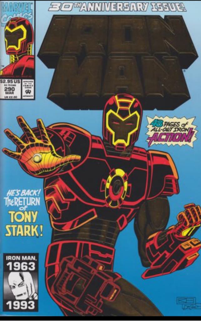 Invincible Iron Man, The - Marvel (290 - Mar 1993) comic book collectible [Barcode 071486024545] - Main Image 1