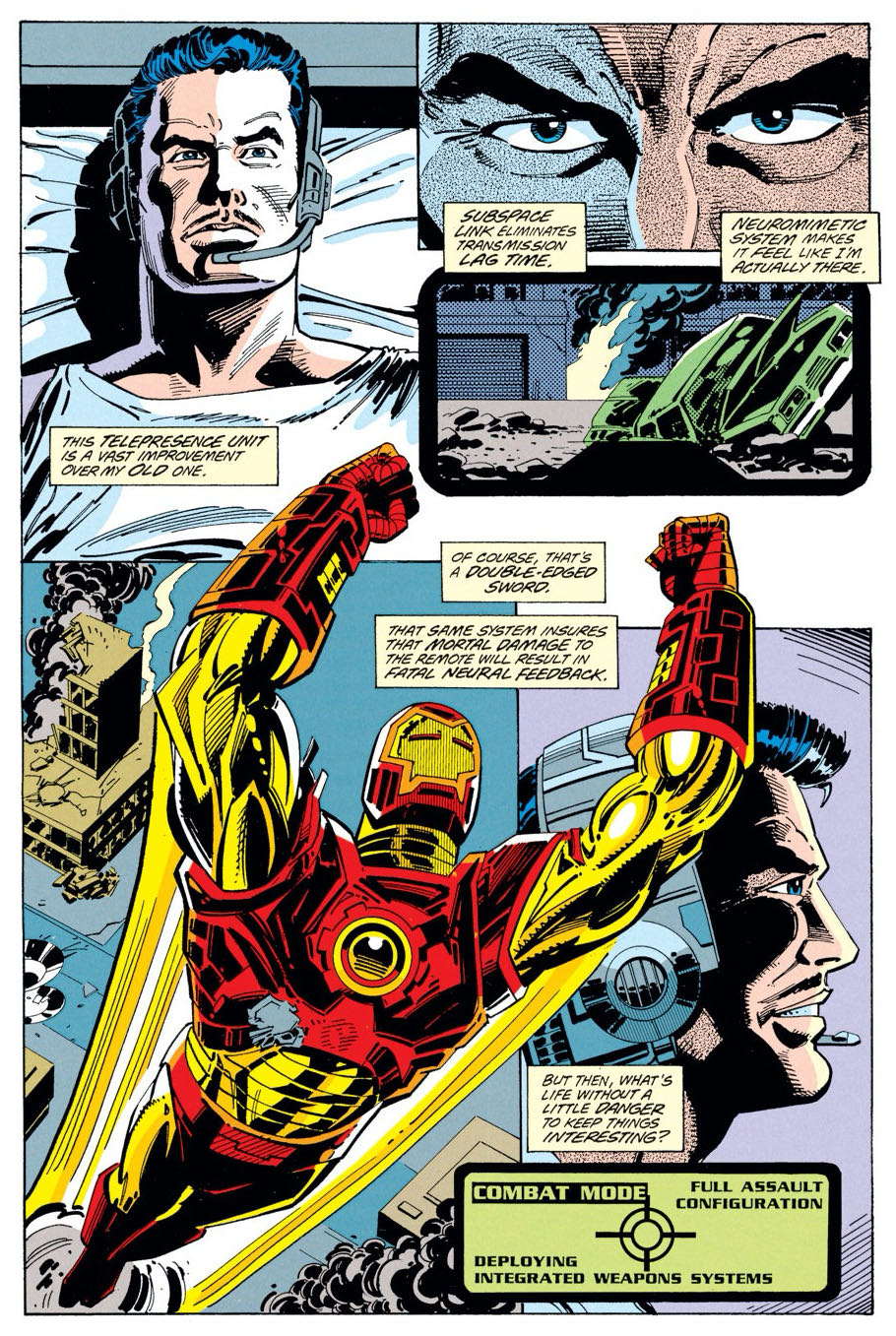Invincible Iron Man, The - Marvel (290 - Mar 1993) comic book collectible [Barcode 071486024545] - Main Image 3