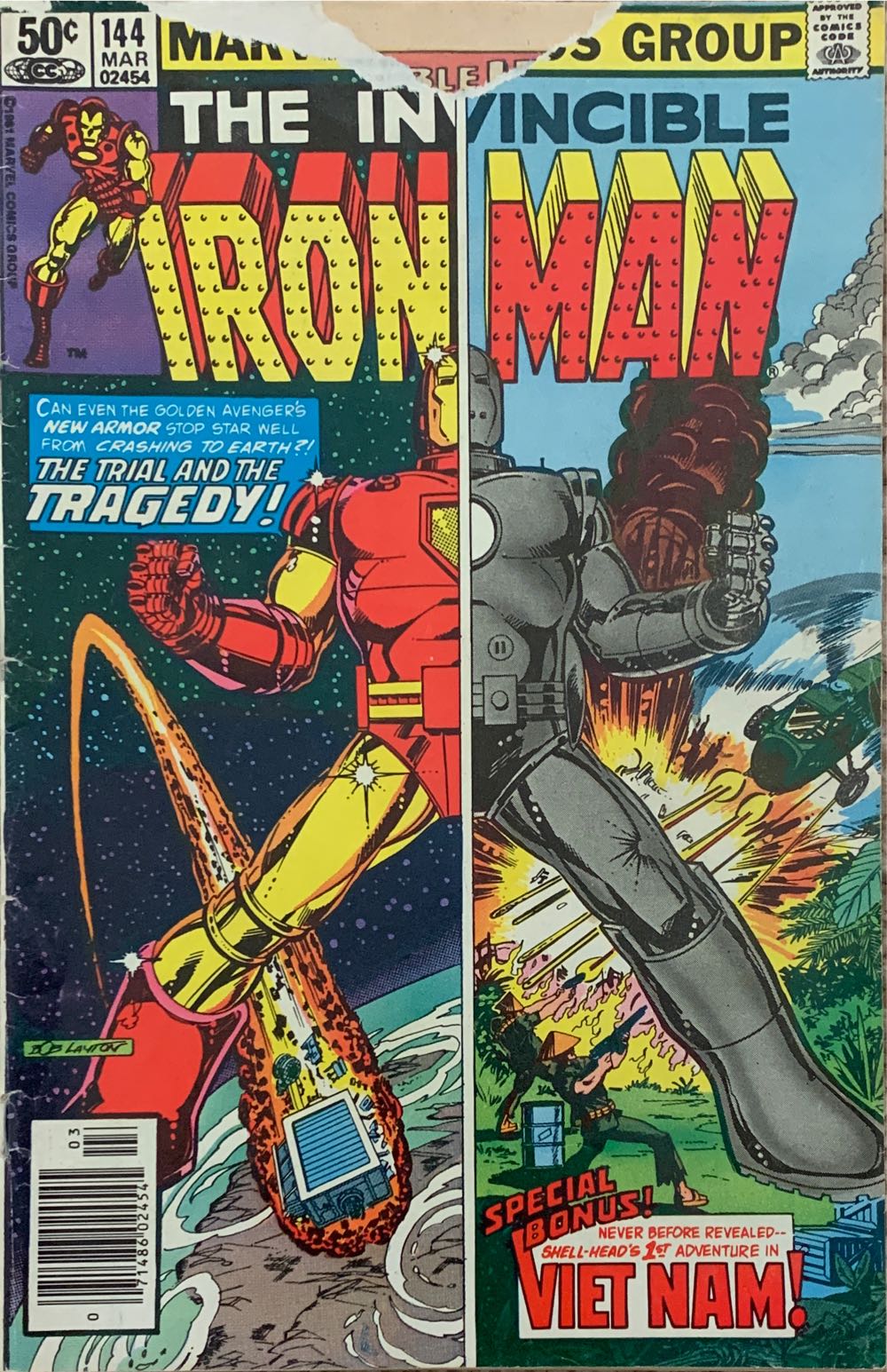 Iron Man, Vol. 1 - Marvel Comics (144 - Mar 1981) comic book collectible [Barcode 07148602454503] - Main Image 2