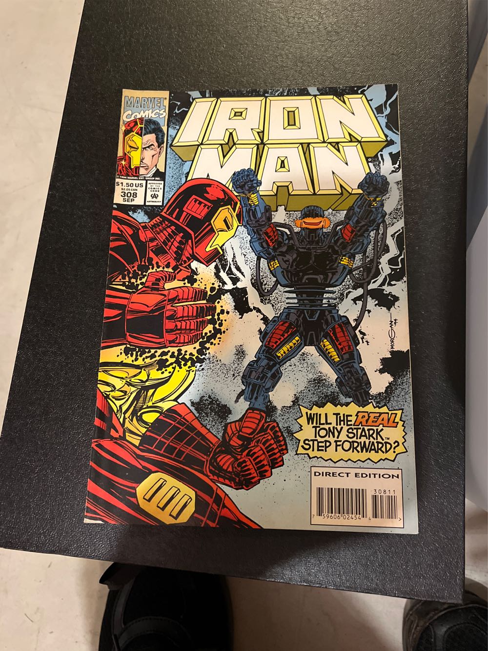 The Invincible Iron Man - Marvel (308 - Sep 1994) comic book collectible [Barcode 75960602454430811] - Main Image 2