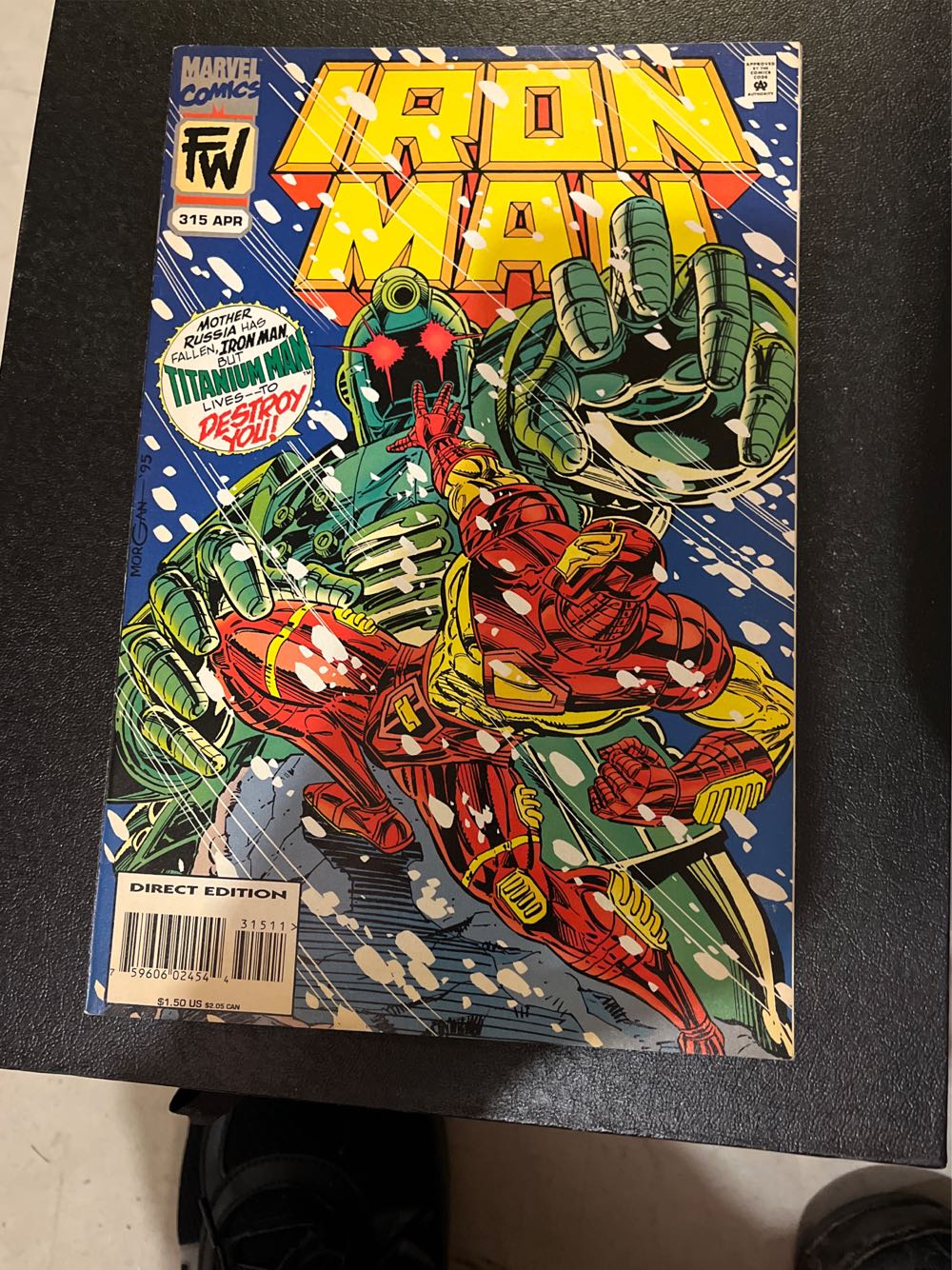 Iron Man #315 - Marvel (315 - Apr 1995) comic book collectible [Barcode 75960602454431511] - Main Image 2