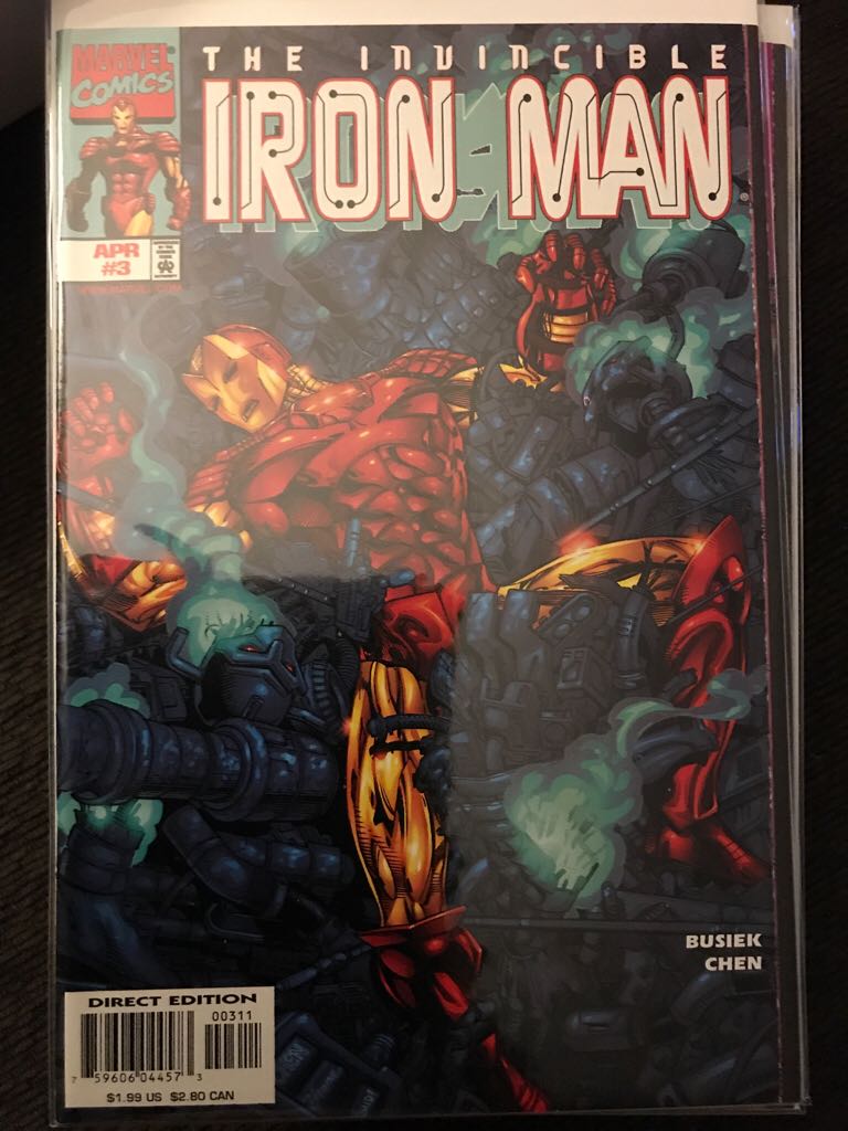 Iron Man - Marvel Comics (348 - Apr 1998) comic book collectible [Barcode 074470032526] - Main Image 1