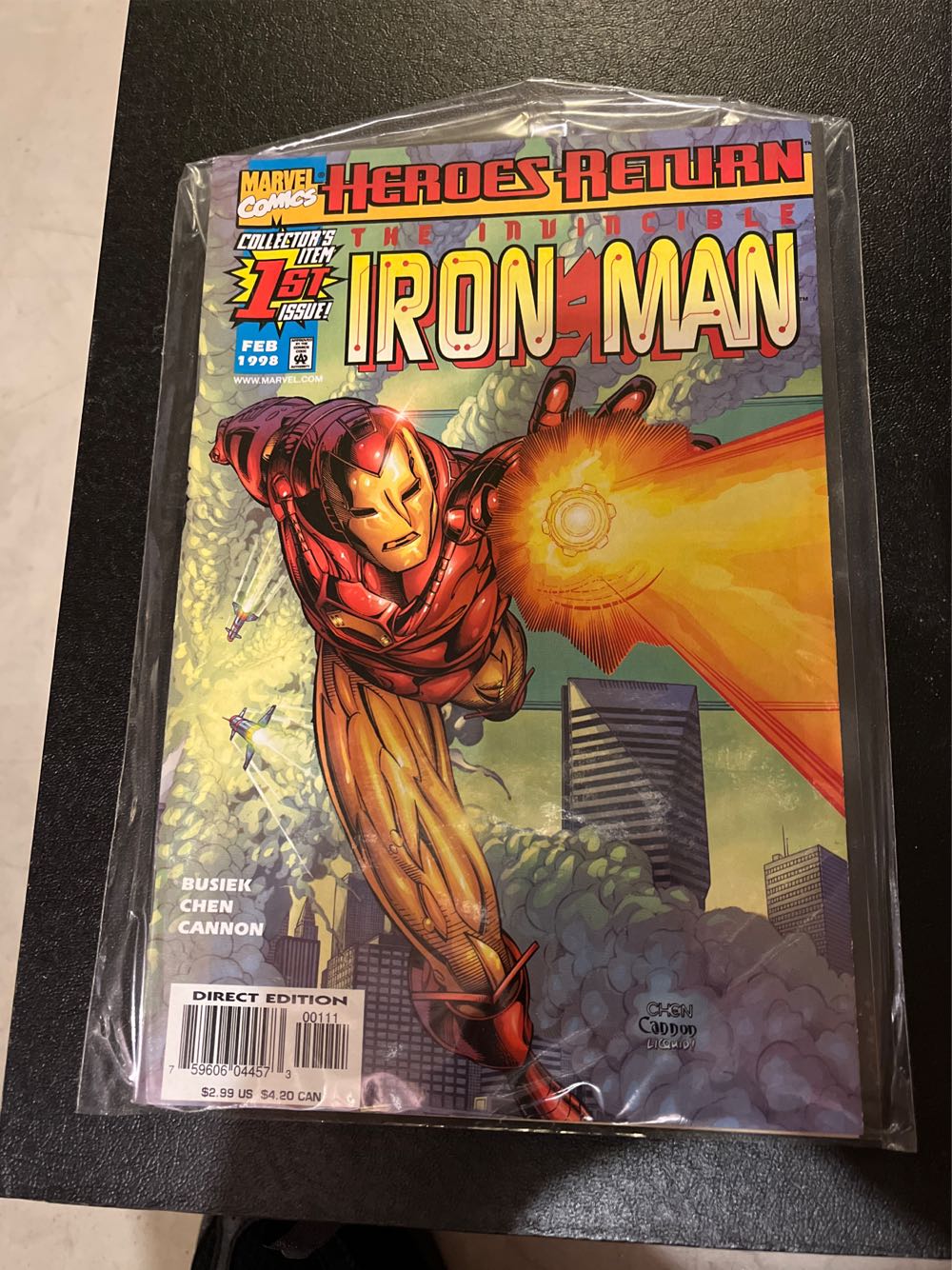 #1 - Marvel Comics (1 - 02/1998) comic book collectible [Barcode 75960604457300111] - Main Image 3