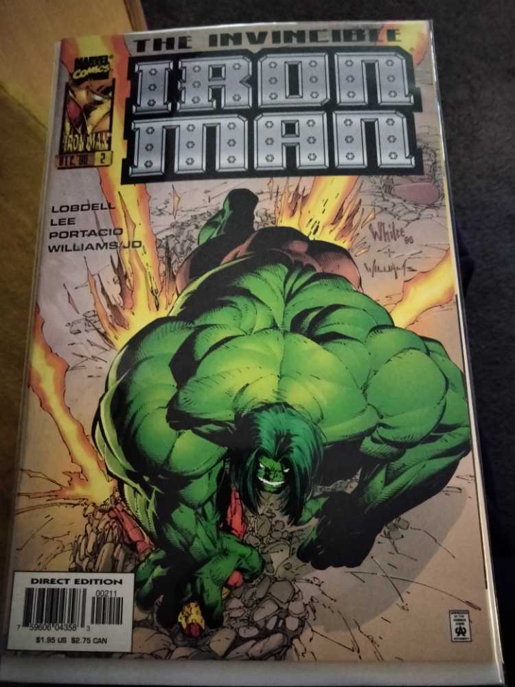 Iron Man - Marvel Comics (2 - Dec 1996) comic book collectible [Barcode 75960604358300211] - Main Image 2