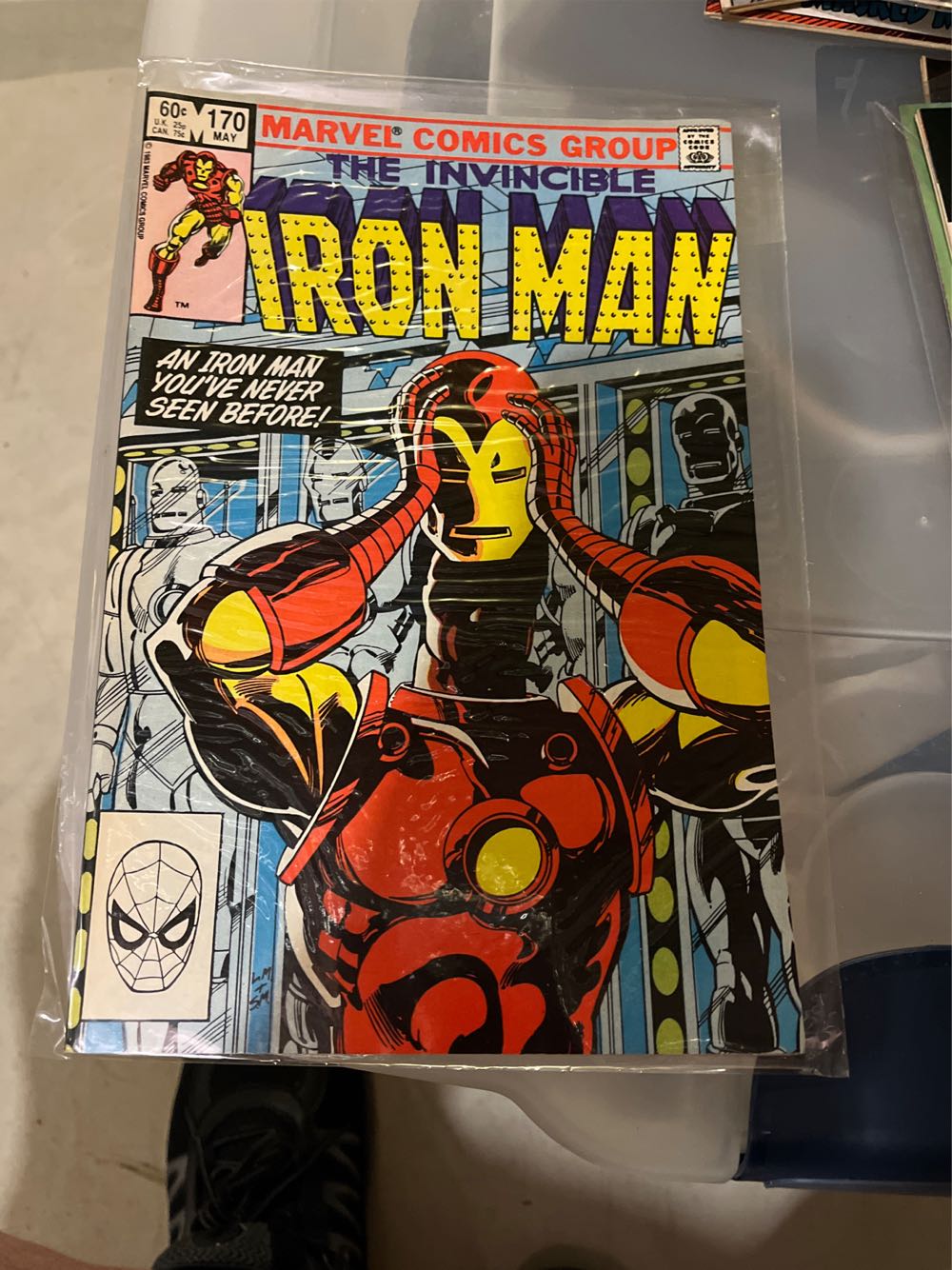 The Invincible Iron Man - Marvel Comics (170 - May 1983) comic book collectible - Main Image 2