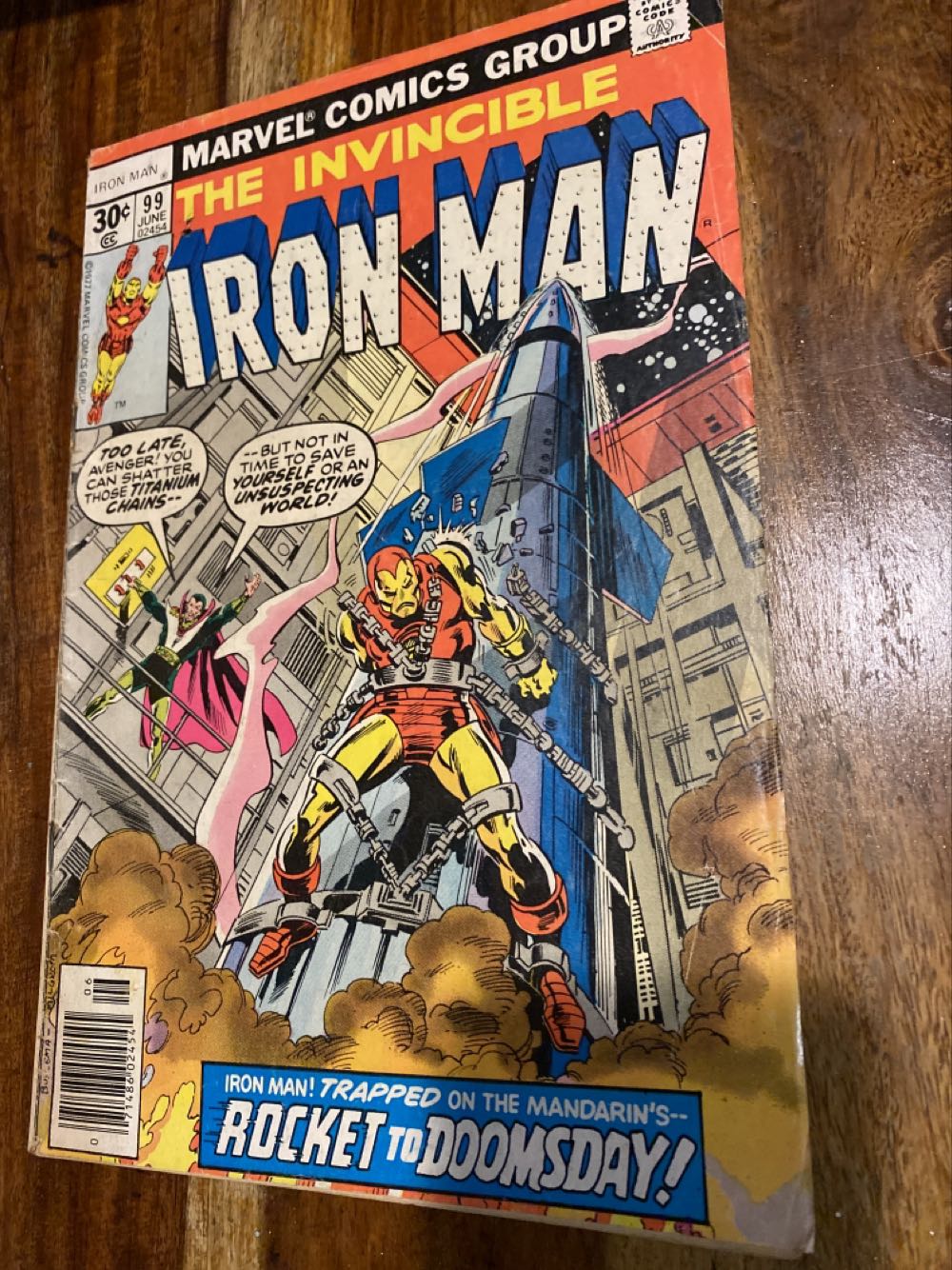 Invincible Iron Man 99 - Marvel Comics Group (99 - 06/1977) comic book collectible - Main Image 2