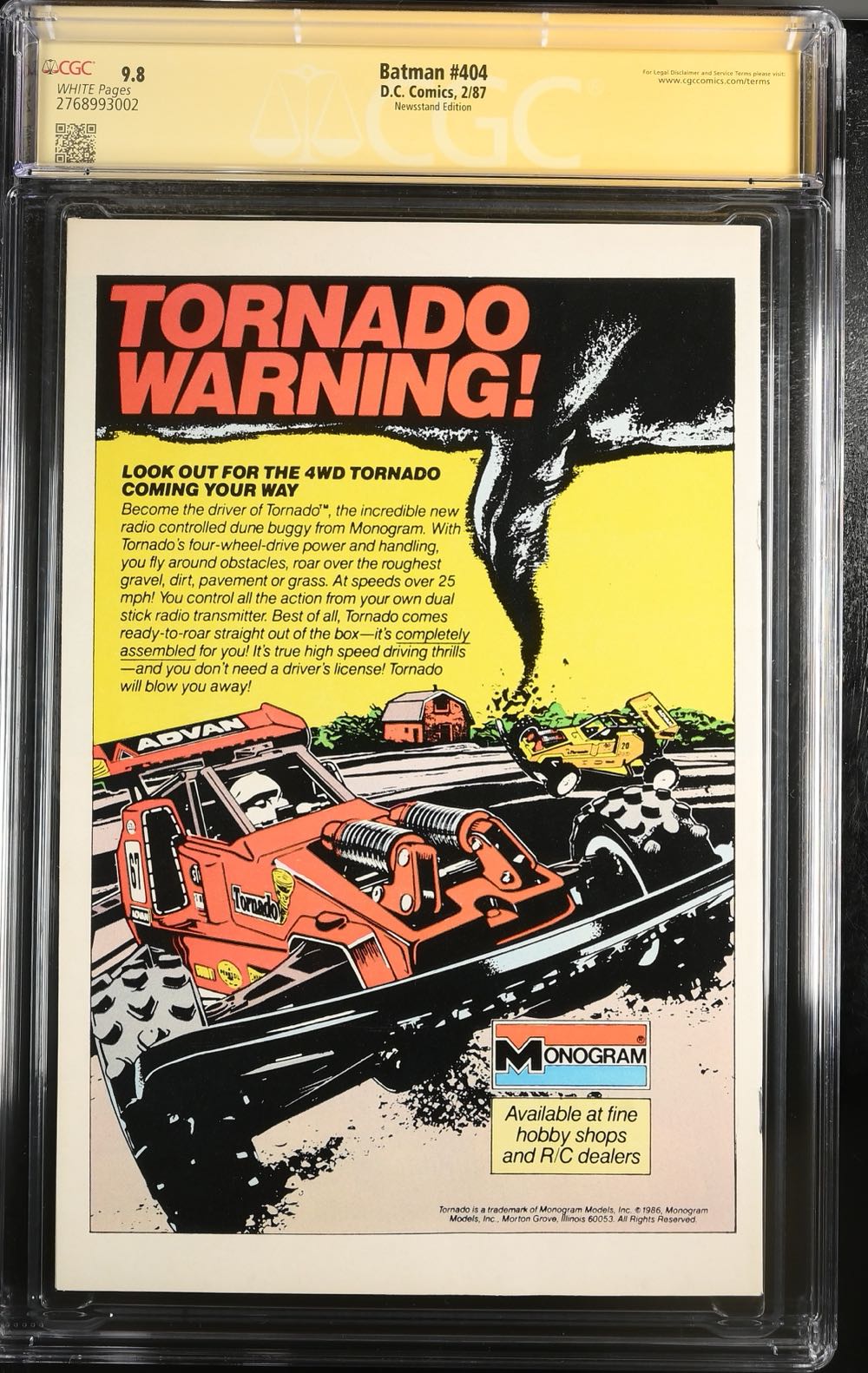 Batman - DC Comics (404 - Feb 1987) comic book collectible [Barcode 7098930430] - Main Image 3