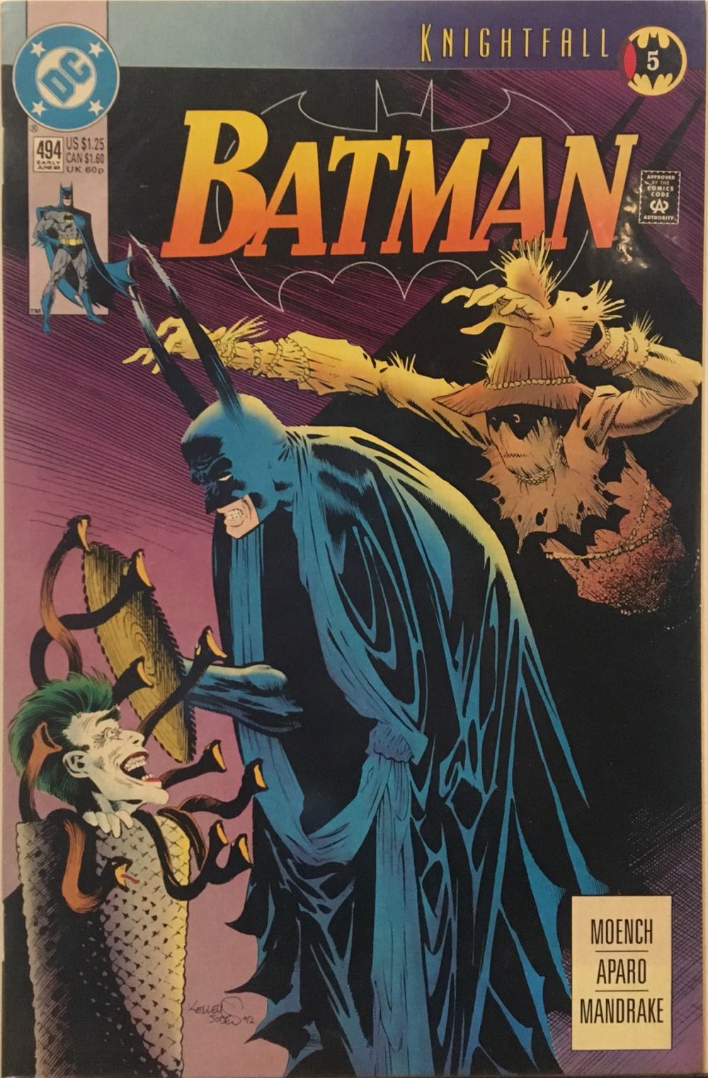 Batman - DC (494 - Jun 1993) comic book collectible - Main Image 2