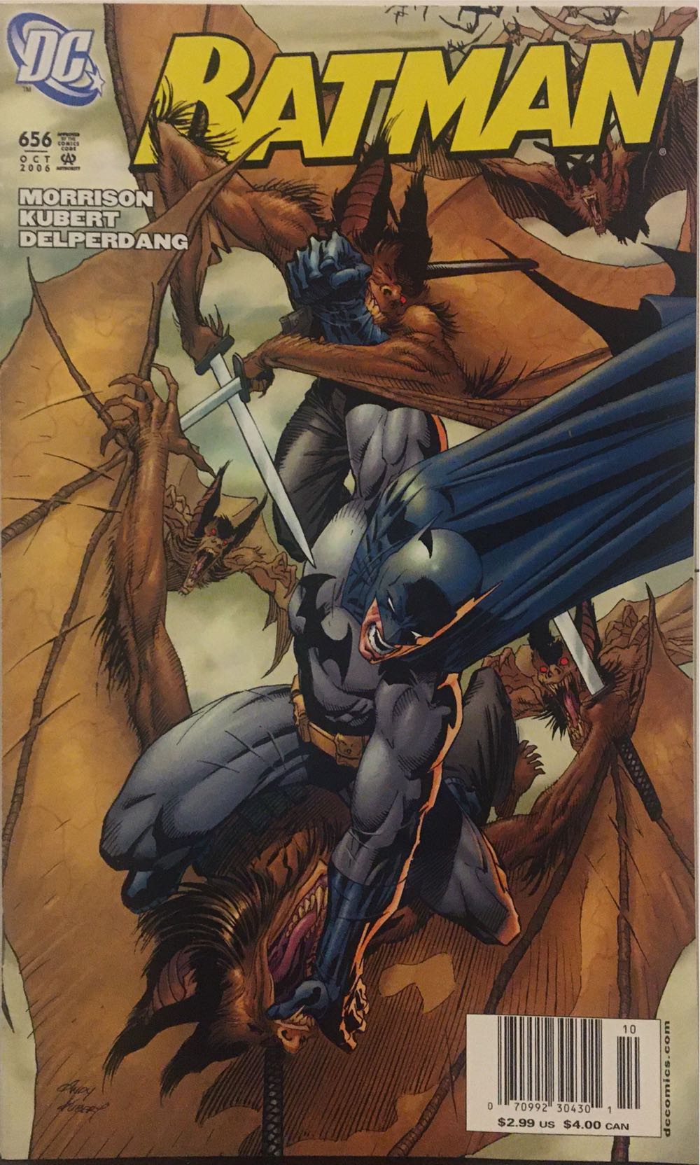 Batman - DC (Detective Comics) (656 - Oct 2006) comic book collectible [Barcode 761941200057] - Main Image 2