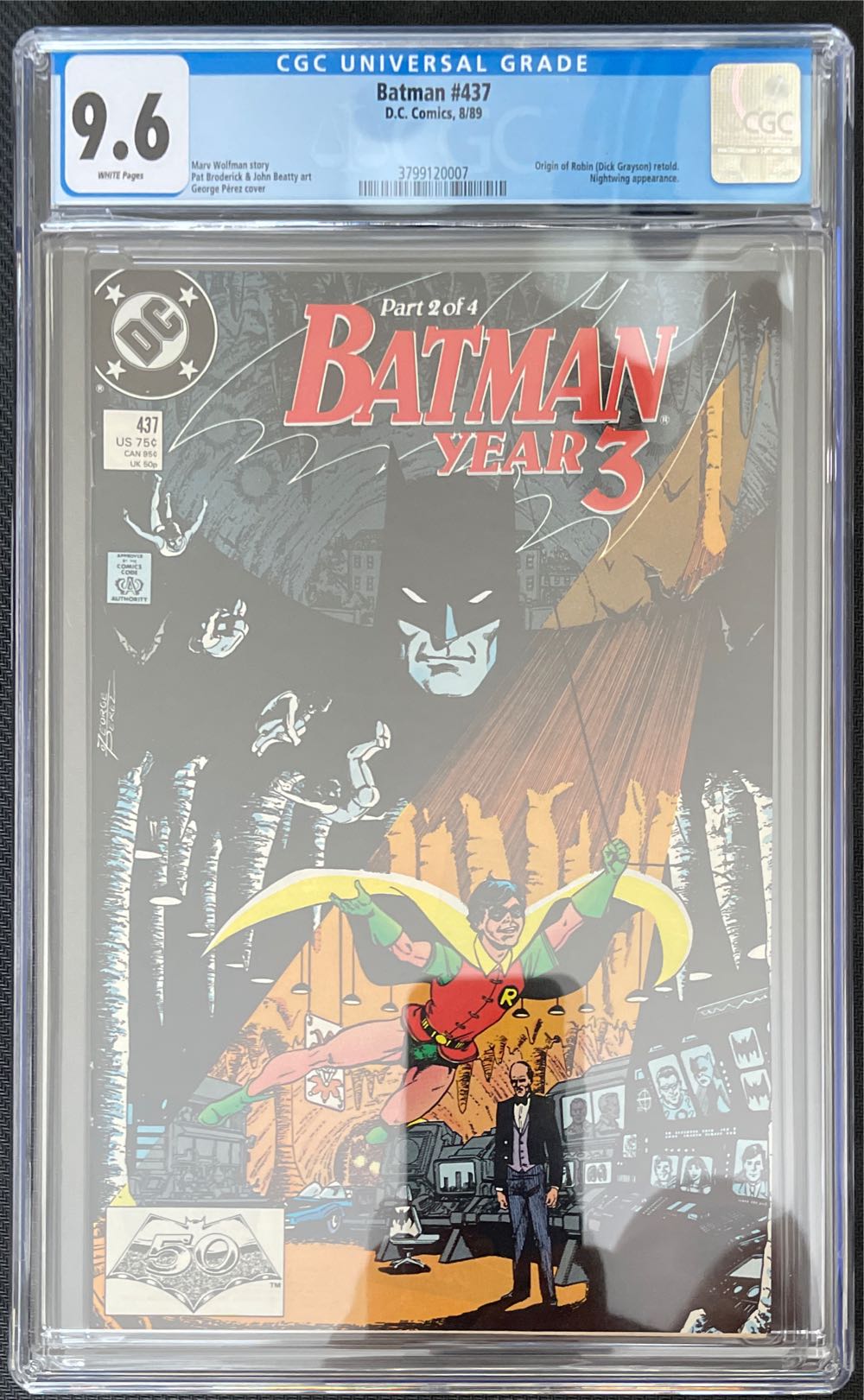 Batman - DC Comics Inc. (437 - May 1989) comic book collectible [Barcode 070989304307] - Main Image 3