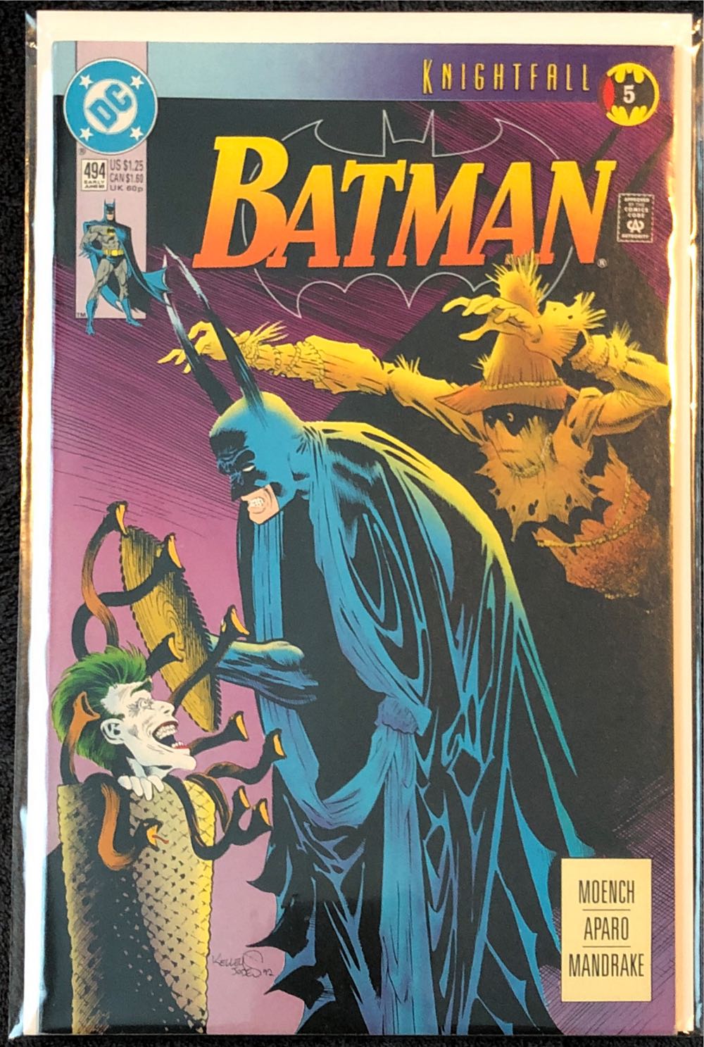 Batman (Vol 1) - DC Comics (494) comic book collectible [Barcode 761941200057] - Main Image 2