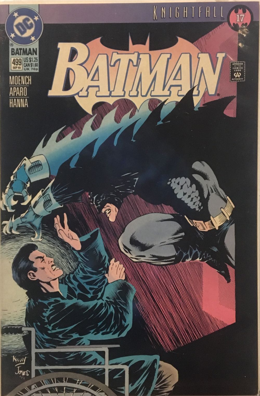 Batman - DC (Detective Comics) (499 - Sep 1993) comic book collectible [Barcode 761941200057] - Main Image 2