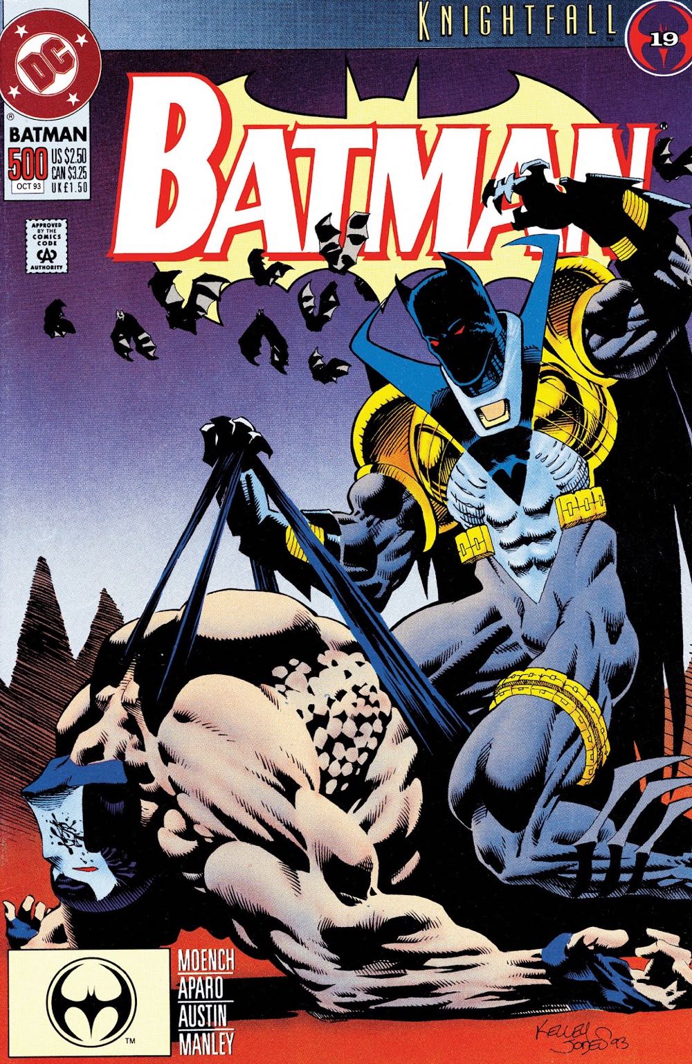 Batman #500 - DC Comics (500 - 10/1993) comic book collectible [Barcode 028074019650] - Main Image 2