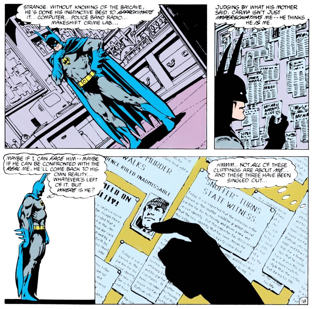 Batman (1940-2011) - DC (Detective Comics) (402 - Dec 1986) comic book collectible [Barcode 070989304307] - Main Image 4