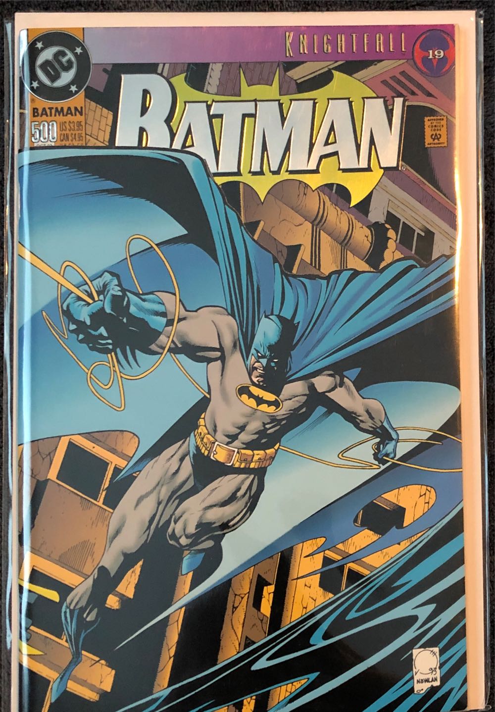 Batman - DC (500 - Oct 1993) comic book collectible [Barcode 070989304307] - Main Image 2