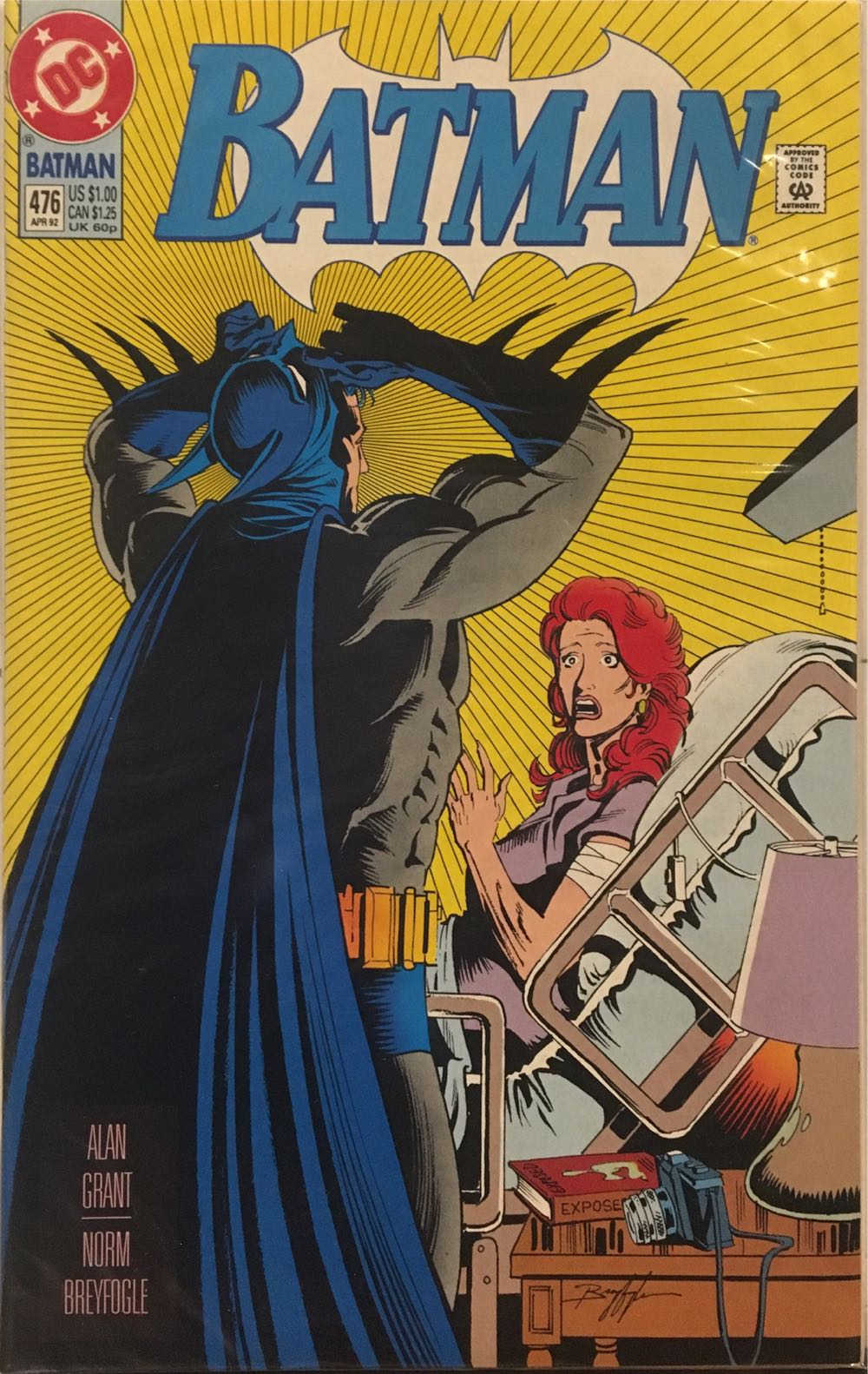 Batman - DC Comics (476 - Apr 1992) comic book collectible - Main Image 2