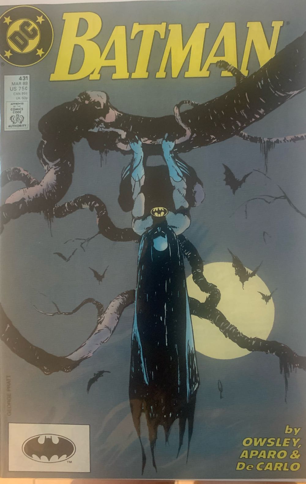 Batman - DC Comics (431 - Mar 1989) comic book collectible [Barcode 070989304307] - Main Image 3