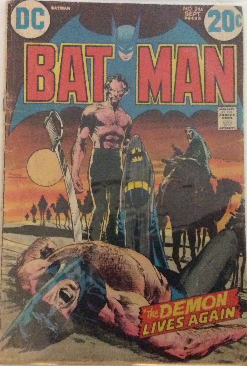 Batman - DC Comics (244 - Sep 1972) comic book collectible [Barcode 9781563895647] - Main Image 2