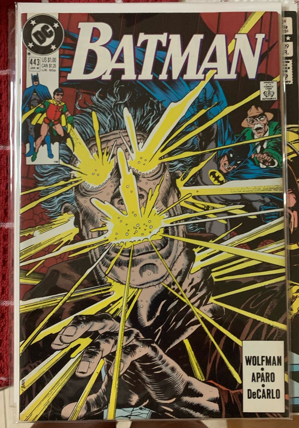 Batman - DC (443 - Jan 1990) comic book collectible - Main Image 2
