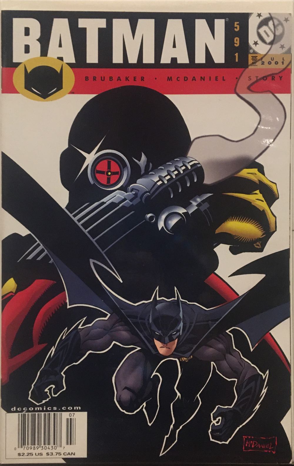 Batman (1940) - DC (Detective Comics) (591 - Jul 2001) comic book collectible [Barcode 761941200057] - Main Image 2