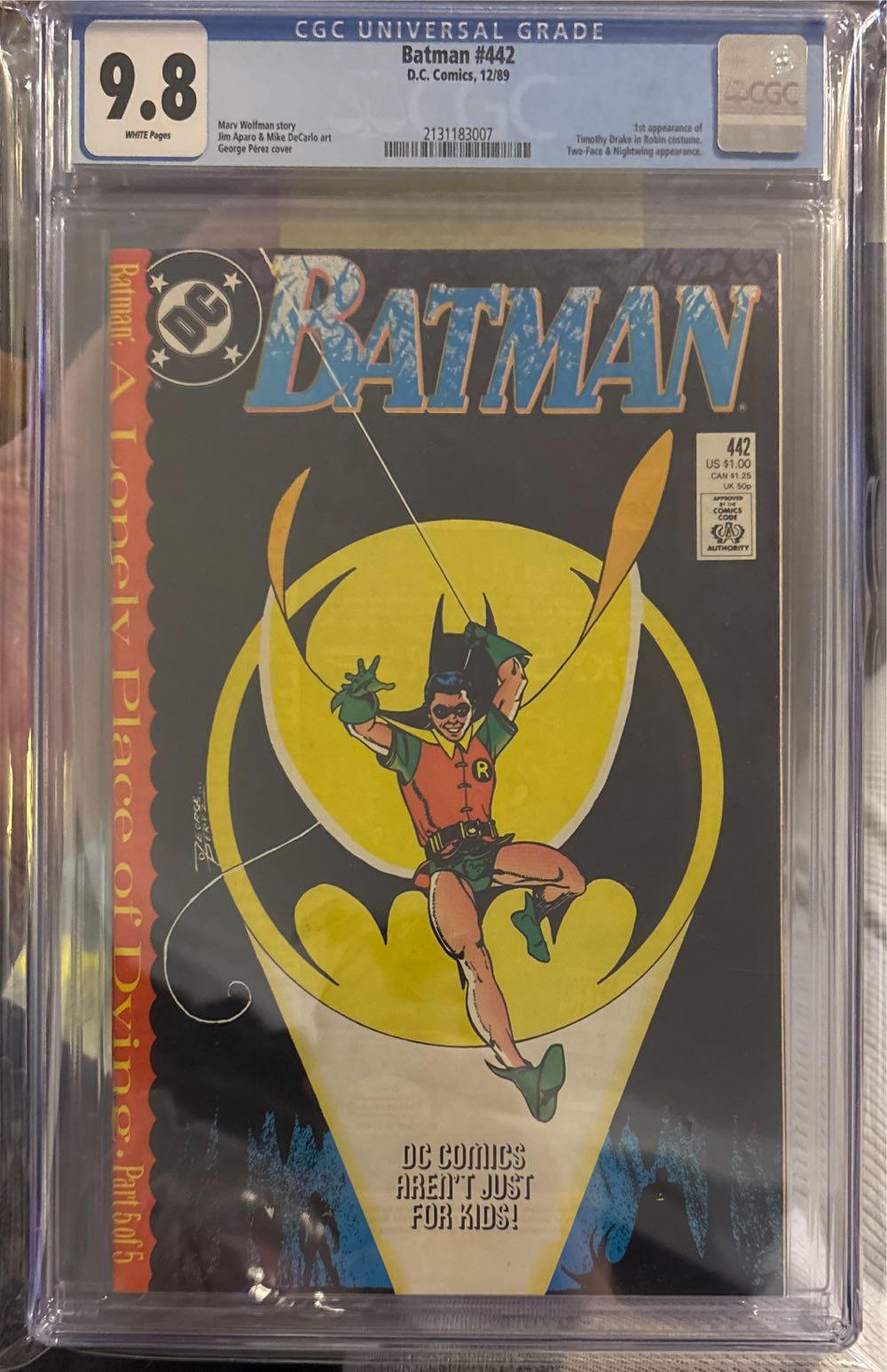 Batman - DC Comics (442 - Dec 1989) comic book collectible - Main Image 3