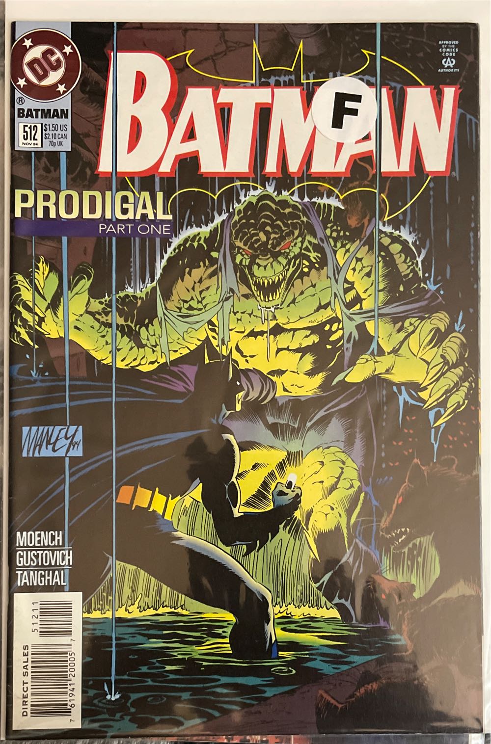 Batman - DC Comics (512 - Nov 1994) comic book collectible [Barcode 76194120005751211] - Main Image 2