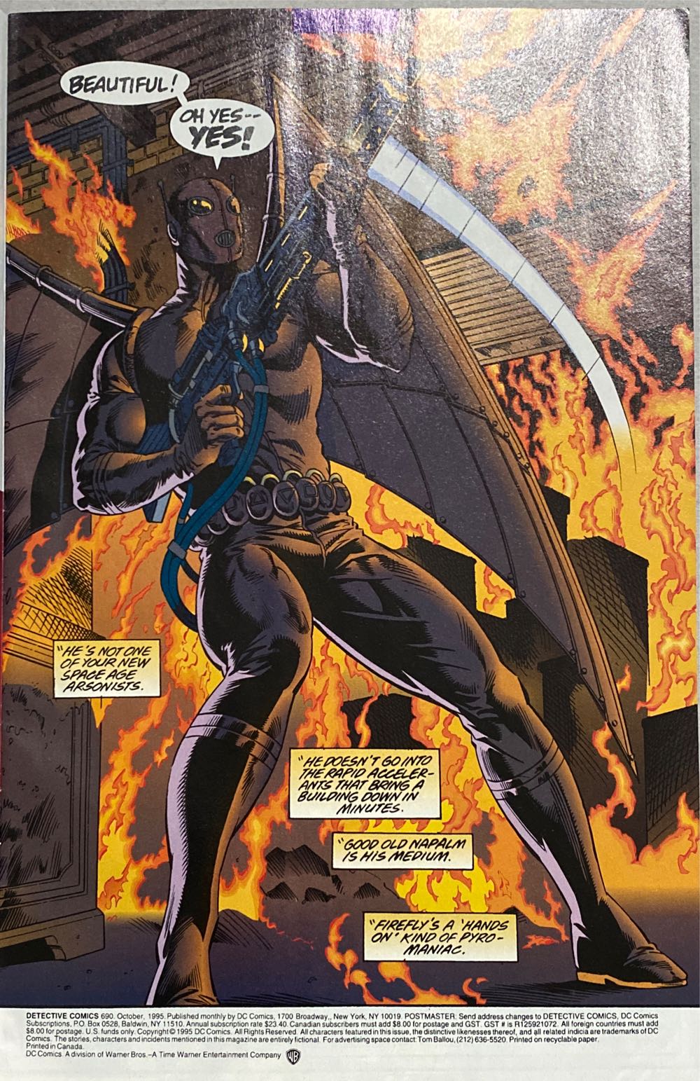 Detective Comics Featuring Batman - DC Comics (690 - Oct 1995) comic book collectible [Barcode 761941200194] - Main Image 3