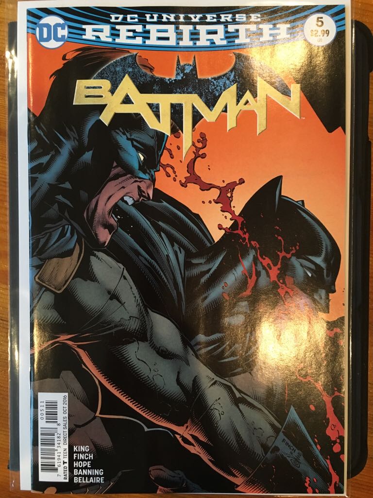 Batman - DC Comics (5 - Oct 2016) comic book collectible - Main Image 1