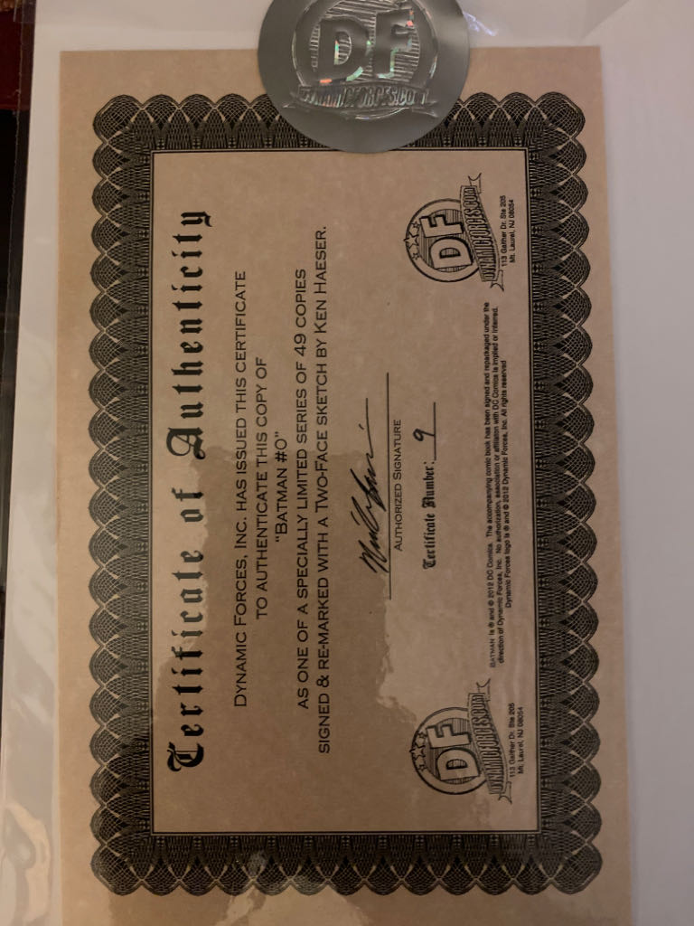 Batman New 52 - DC (Detective Comics) (0 - Nov 2012) comic book collectible [Barcode 76194130640700051] - Main Image 2