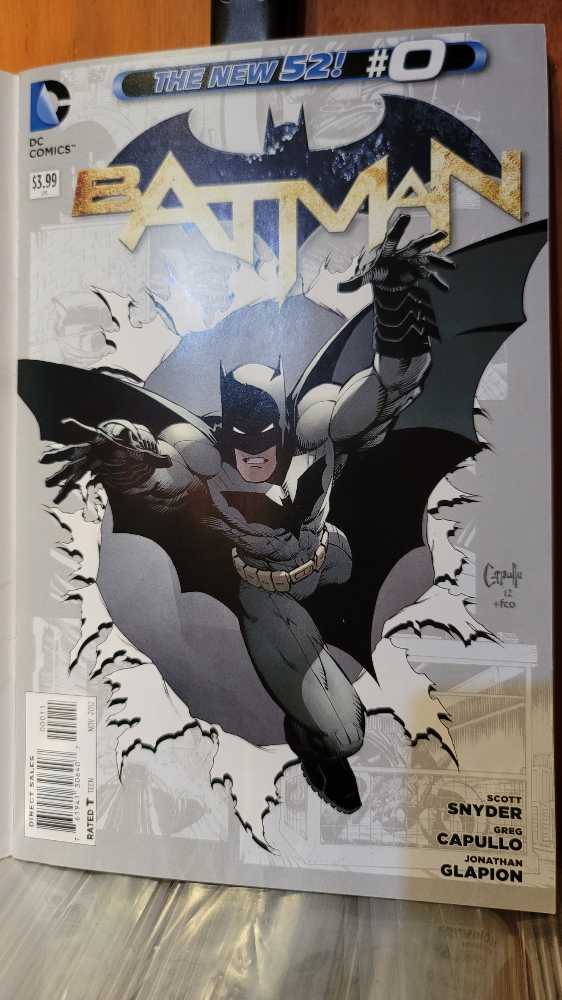 Batman New 52 - DC (Detective Comics) (0 - Nov 2012) comic book collectible [Barcode 76194130640700051] - Main Image 4
