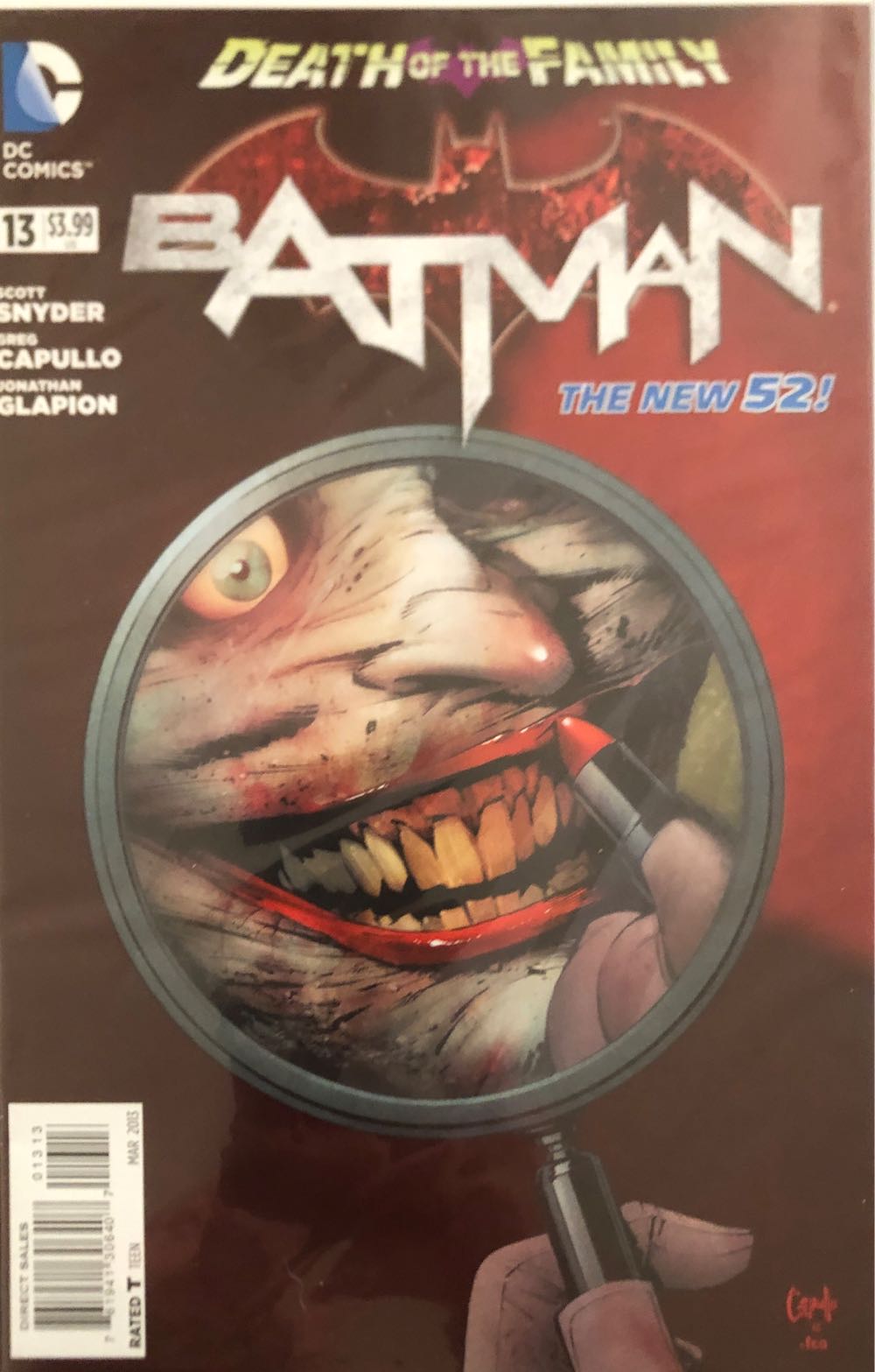 Batman (2011) - DC Comics (13 - Mar 2013) comic book collectible [Barcode 76194130640701313] - Main Image 2