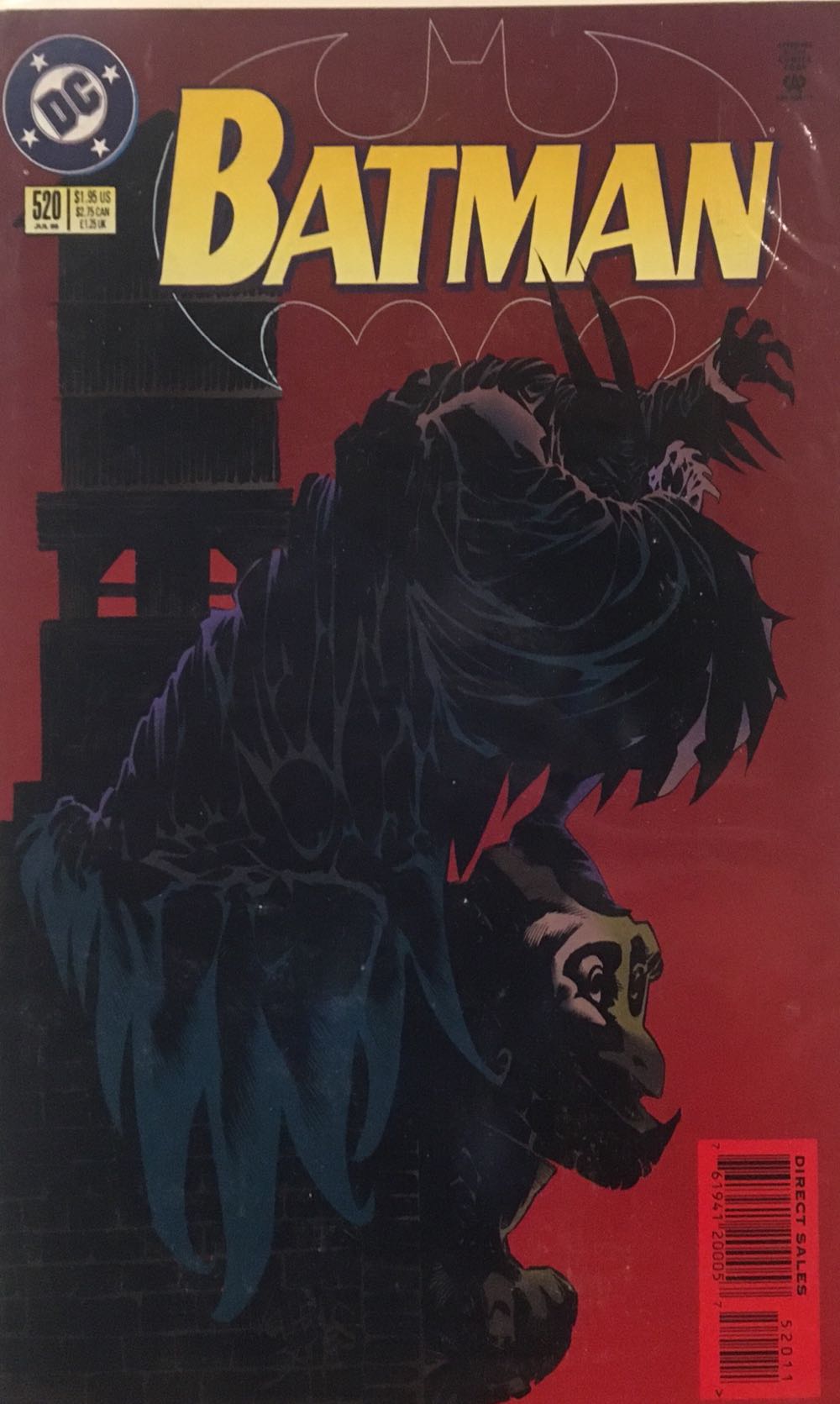 Batman (1940-2011) - DC Comics (520 - Jul 1995) comic book collectible [Barcode 76194120005752011] - Main Image 2