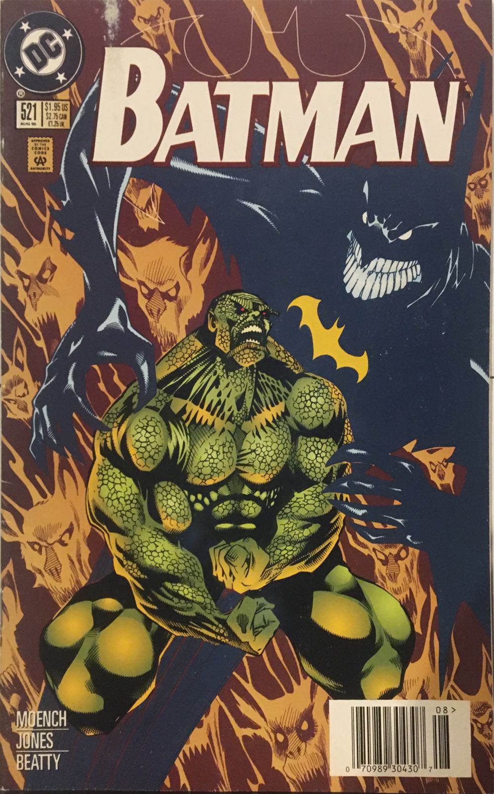 Batman - DC Comics (521 - Aug 1995) comic book collectible [Barcode 76194120005752111] - Main Image 2