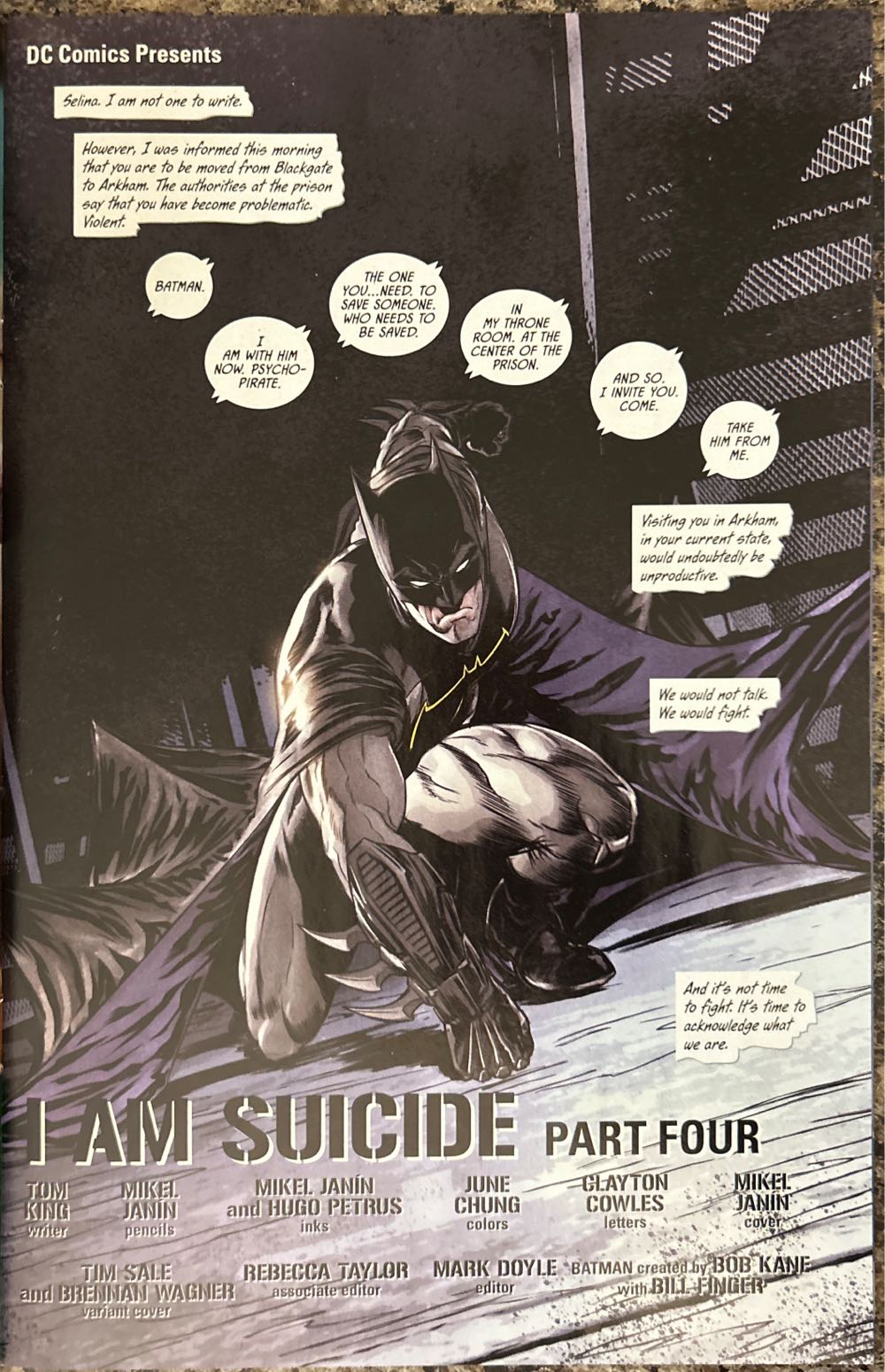 Rebirth: Batman - DC Comics (12 - Feb 2017) comic book collectible [Barcode 76194134182801221] - Main Image 3