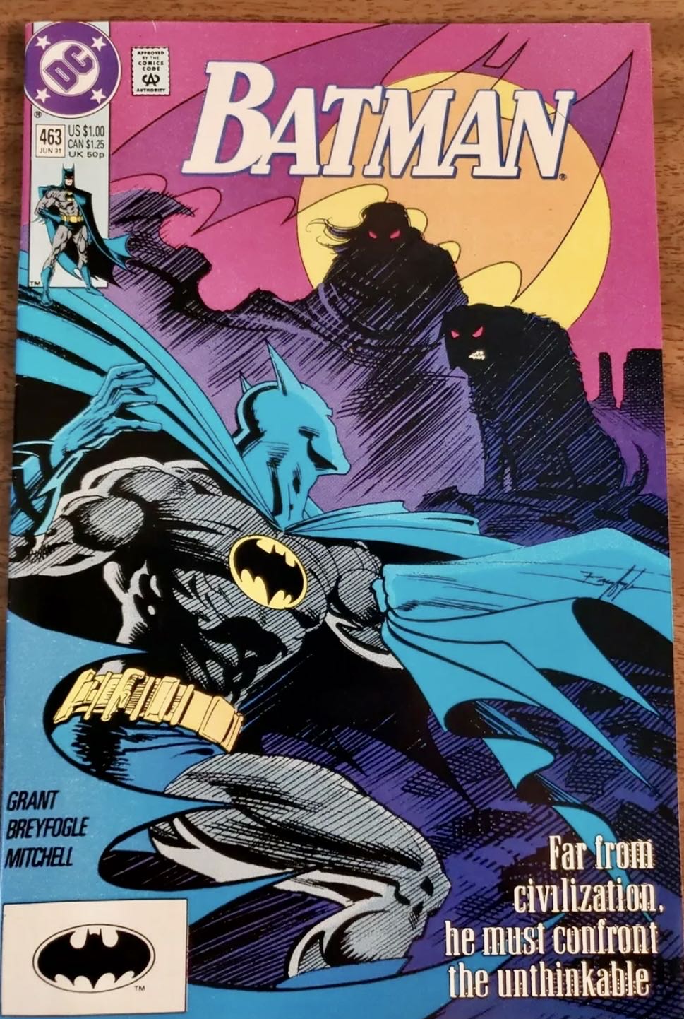 Batman - DC Comics (463 - Jun 1991) comic book collectible [Barcode 07098930430706] - Main Image 2