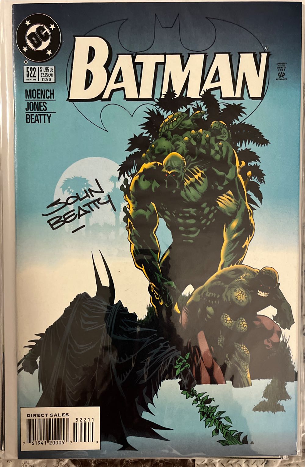 Batman - DC Comics (522 - Sep 1995) comic book collectible [Barcode 76194120005752211] - Main Image 2