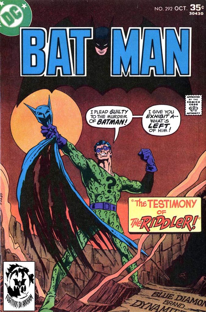 Batman (292) comic book collectible - Main Image 1