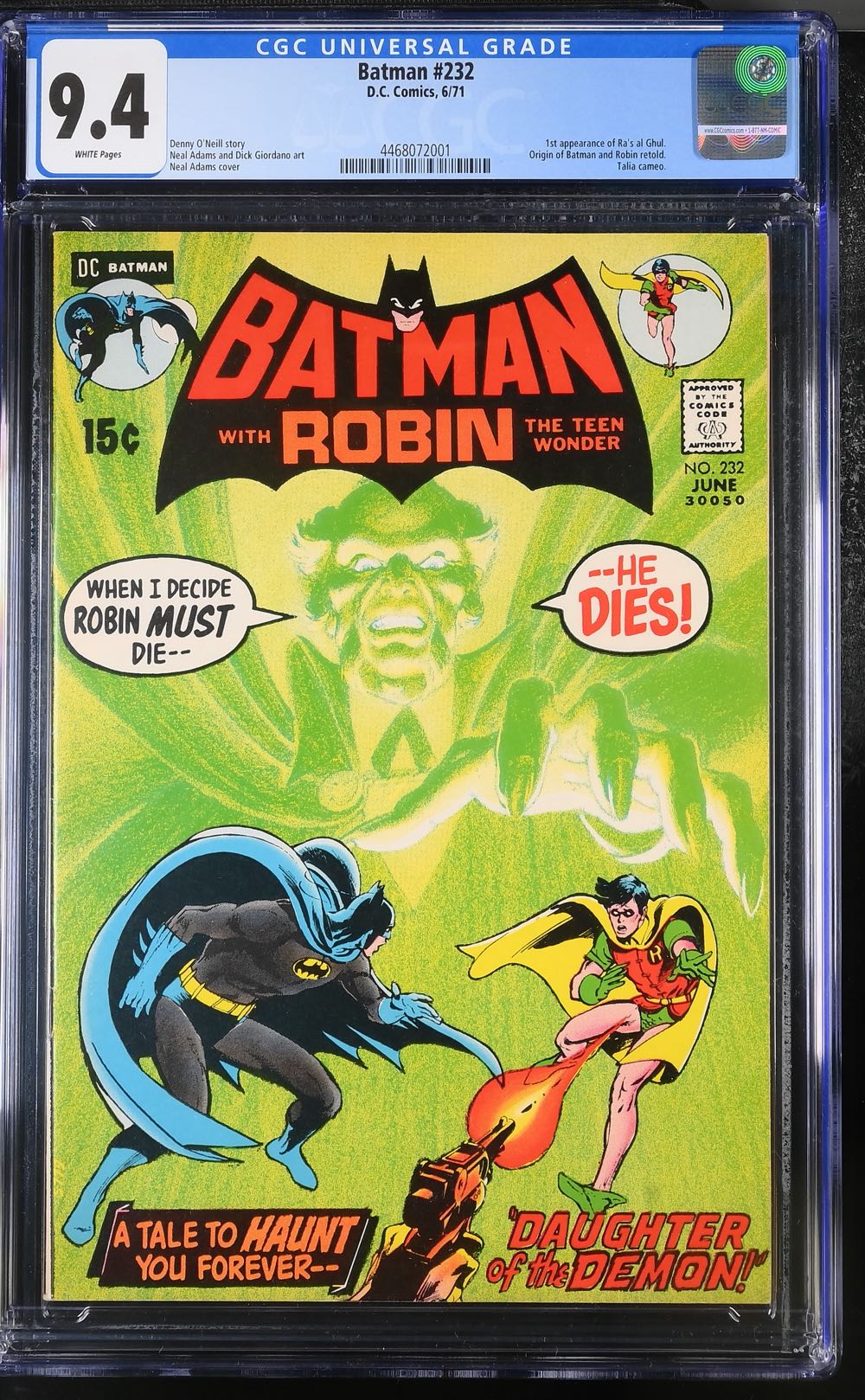 Batman - DC Comics (232 - Jun 1971) comic book collectible - Main Image 2