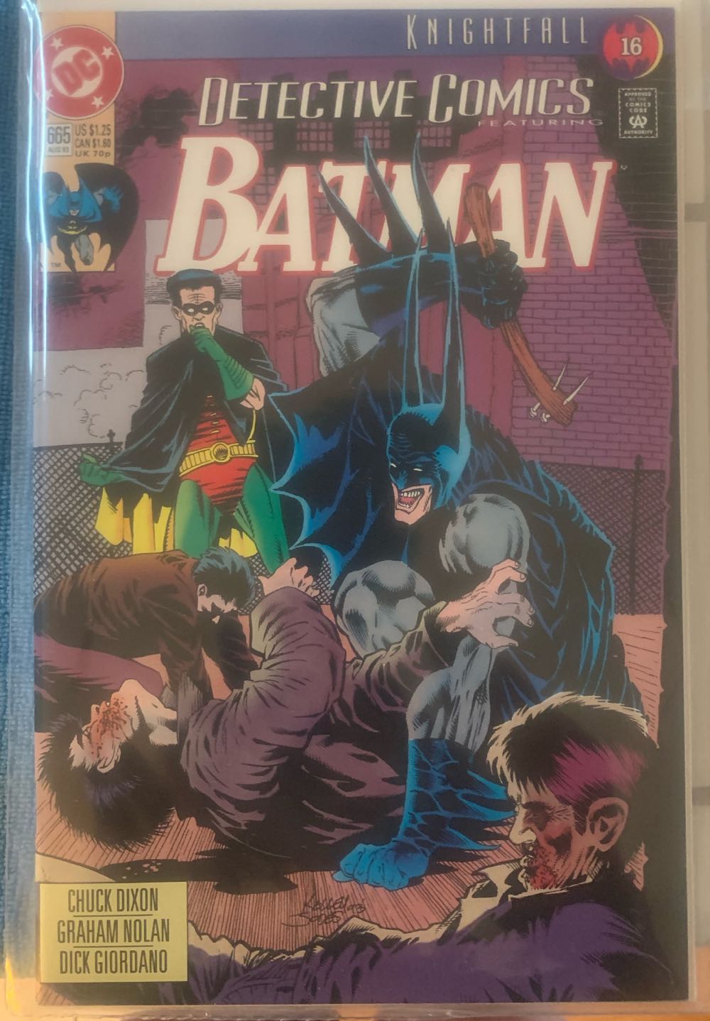 Detective Comics - DC (665 - Aug 1993) comic book collectible [Barcode 070992304653] - Main Image 3