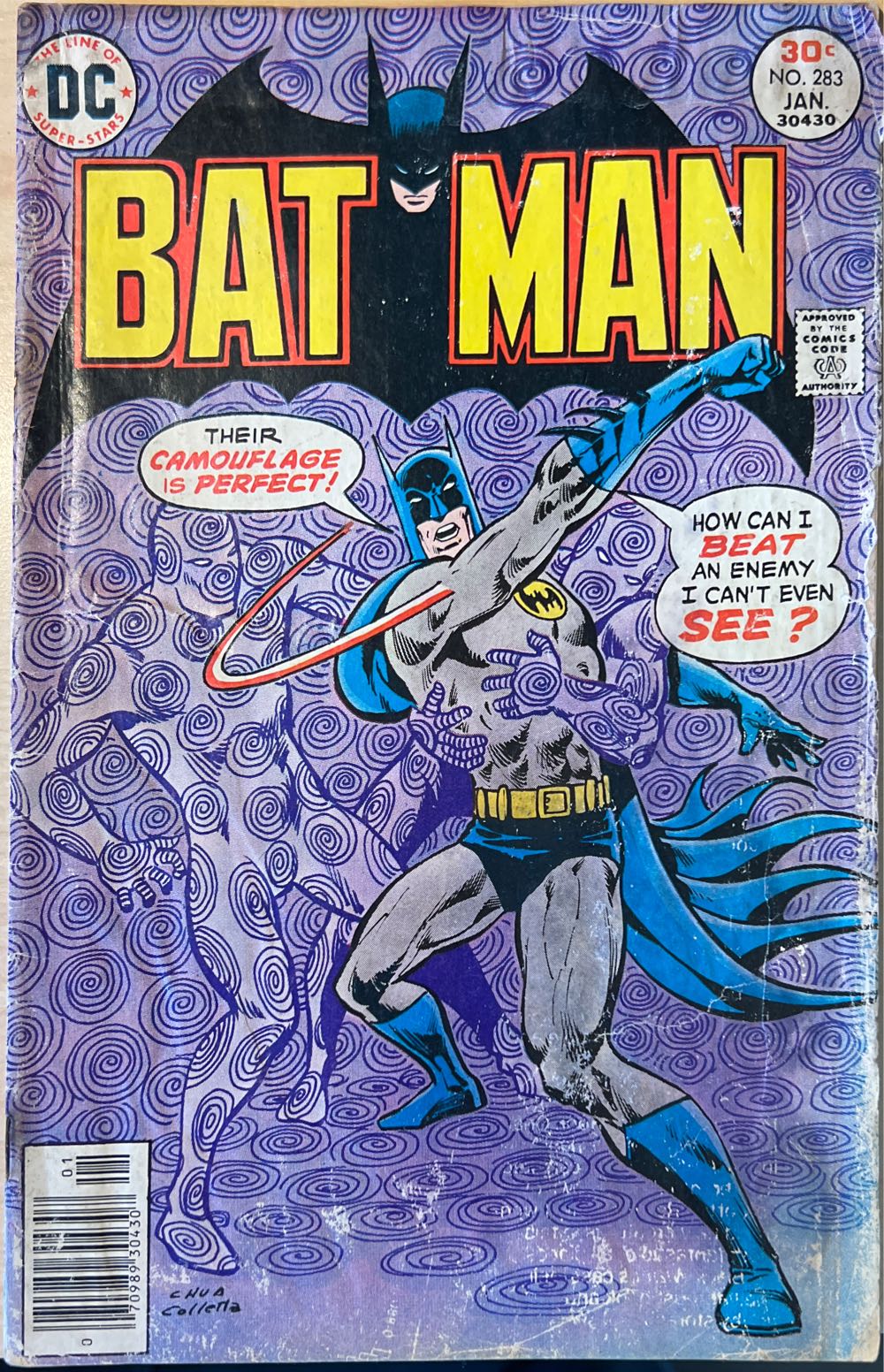 Batman - DC (283 - Jan 1977) comic book collectible [Barcode 070989304307] - Main Image 2