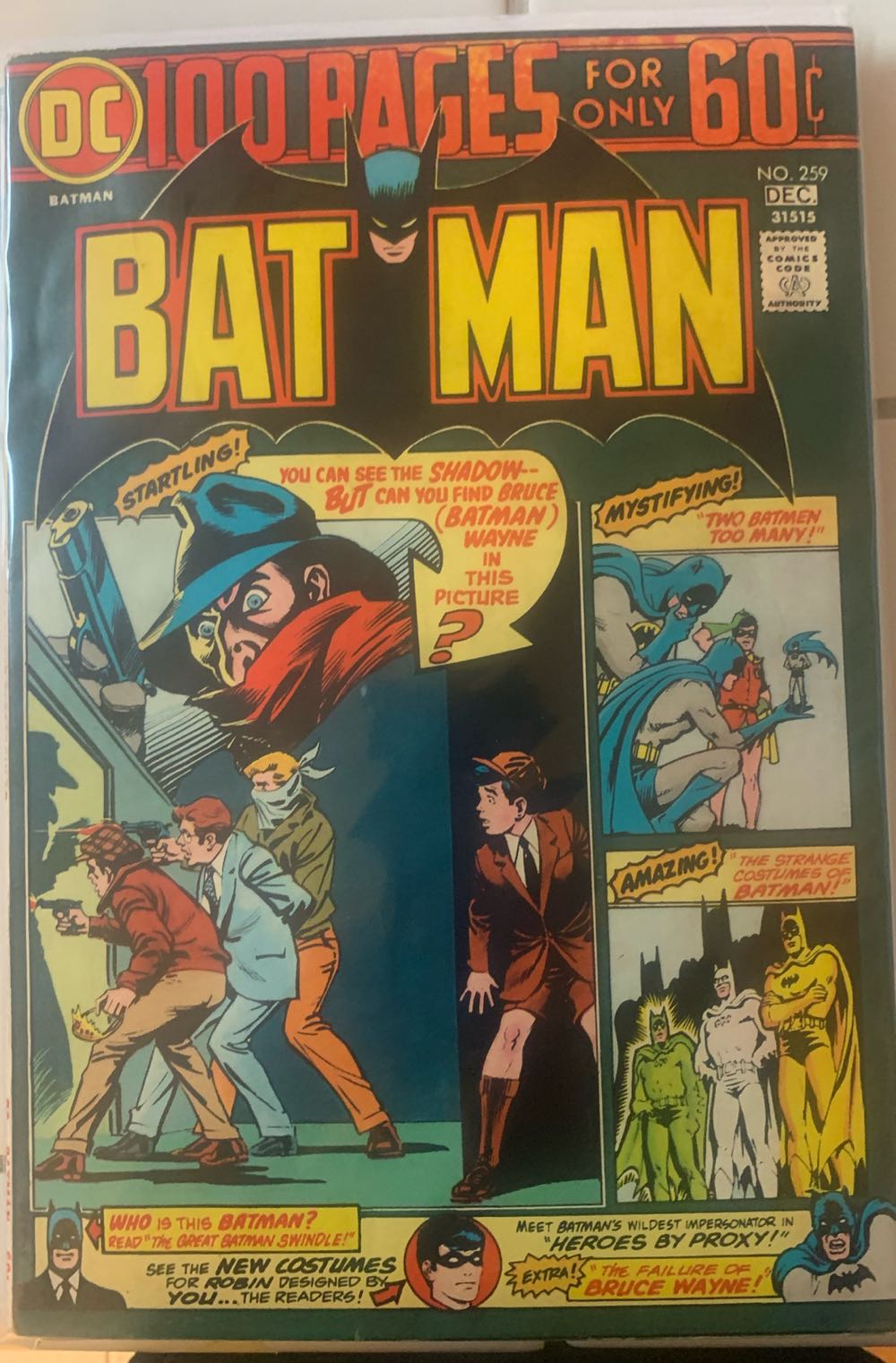 Batman  (259) comic book collectible [Barcode 070989304307] - Main Image 2