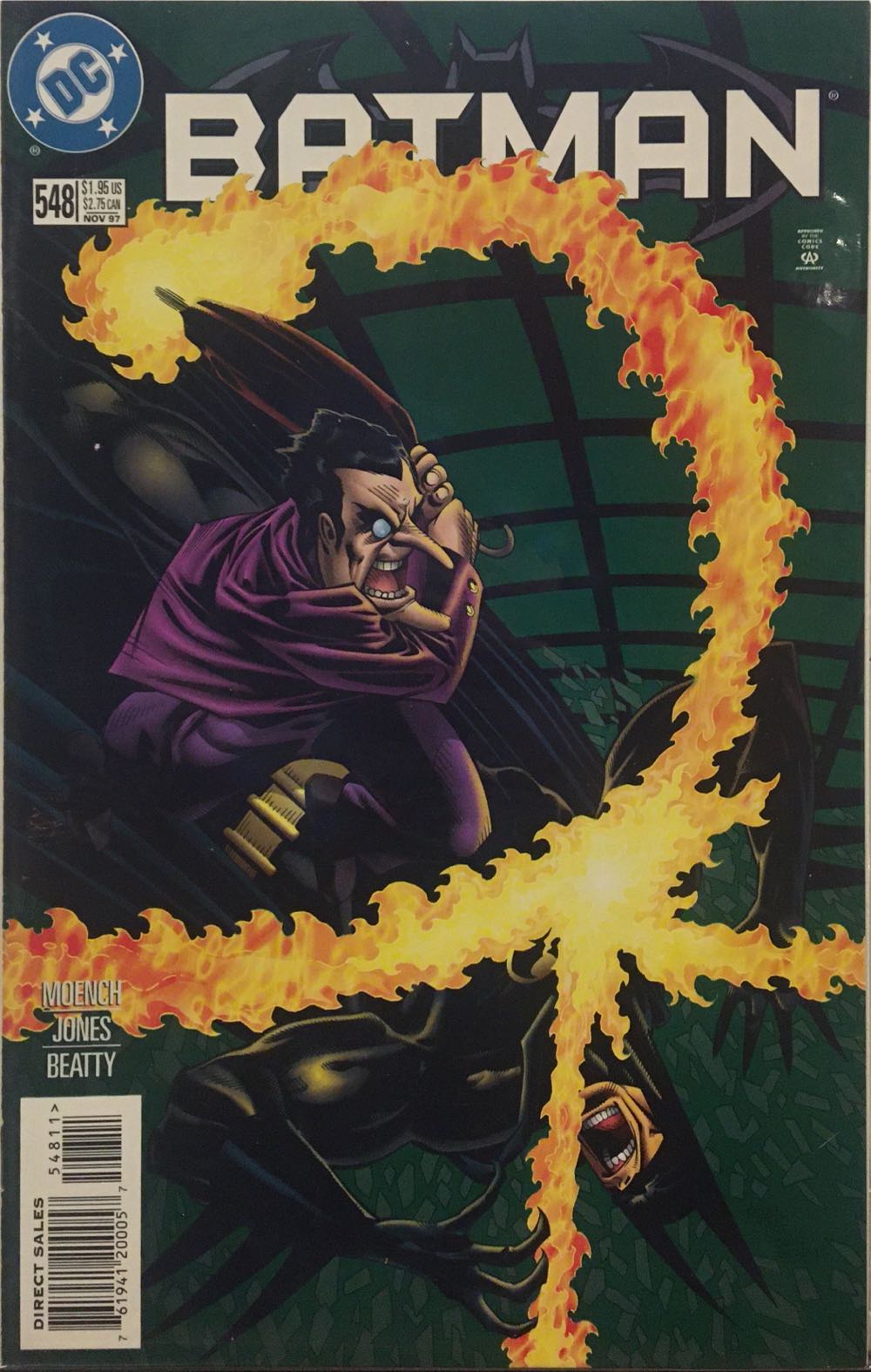 Batman - DC Comics (548 - Nov 1997) comic book collectible [Barcode 76194120005754811] - Main Image 2