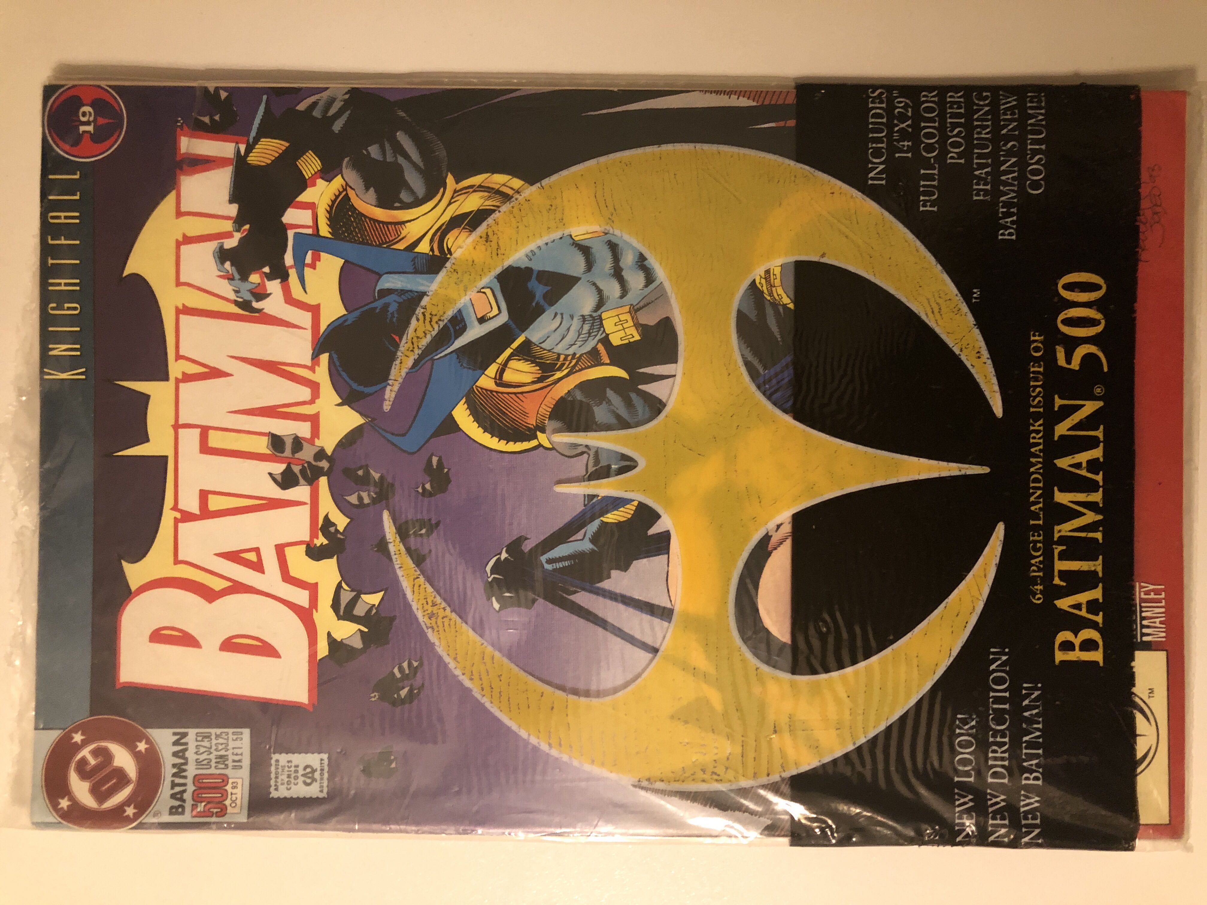 Batman 500 - DC Comics (500 - Oct 1993) comic book collectible [Barcode 07098930430740] - Main Image 2